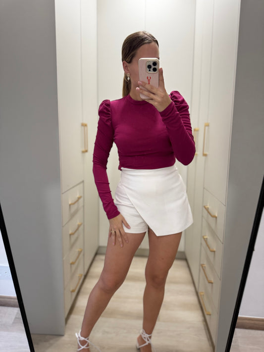 Ribbed long sleeve top (E)