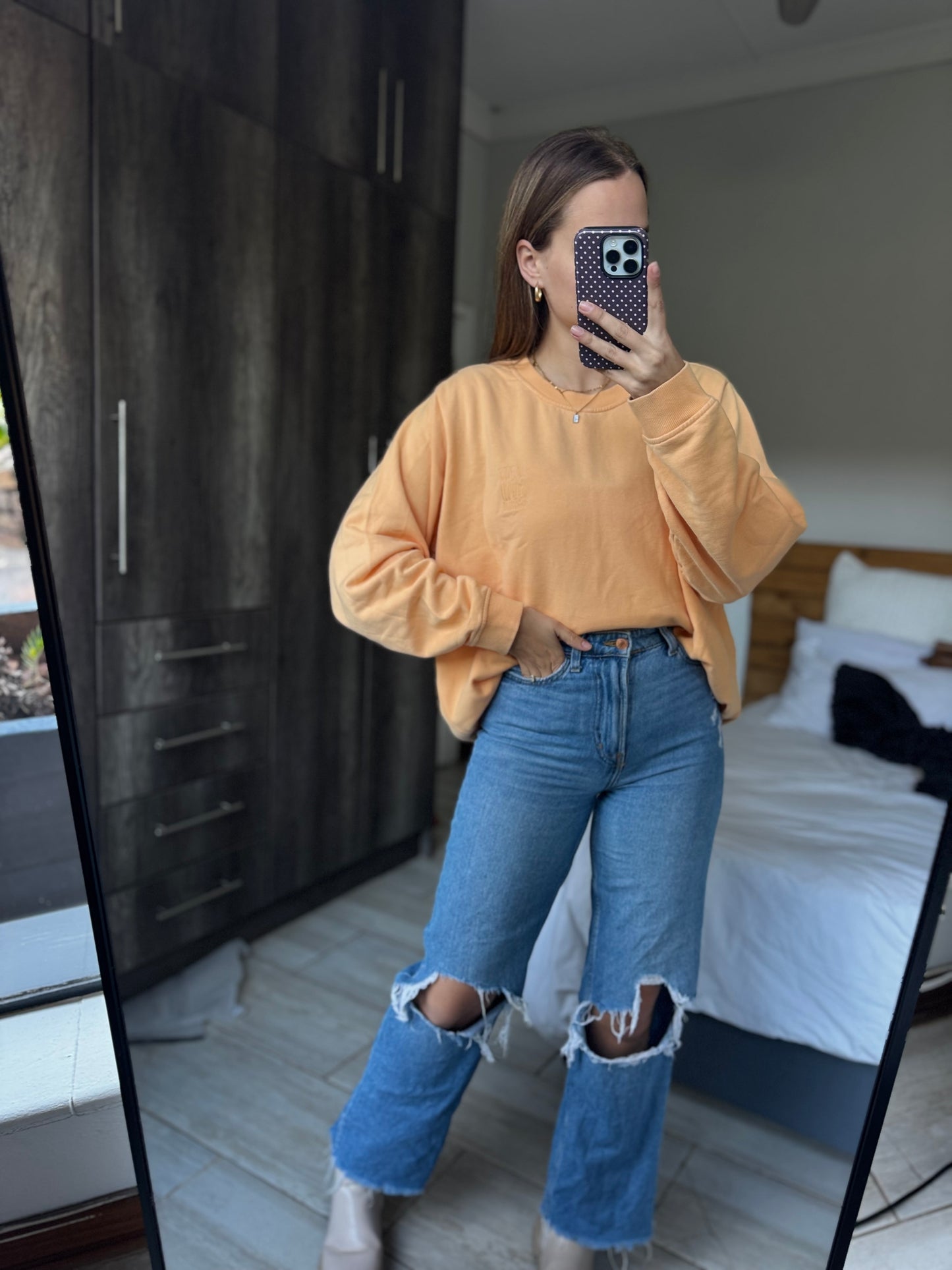 Country Road orange sweatshirt