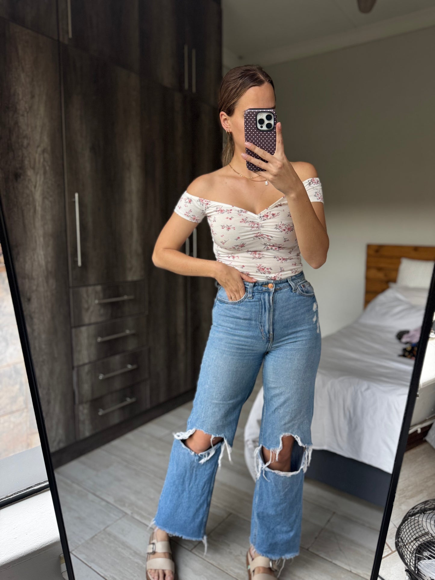 Pretty floral bodysuit (F)