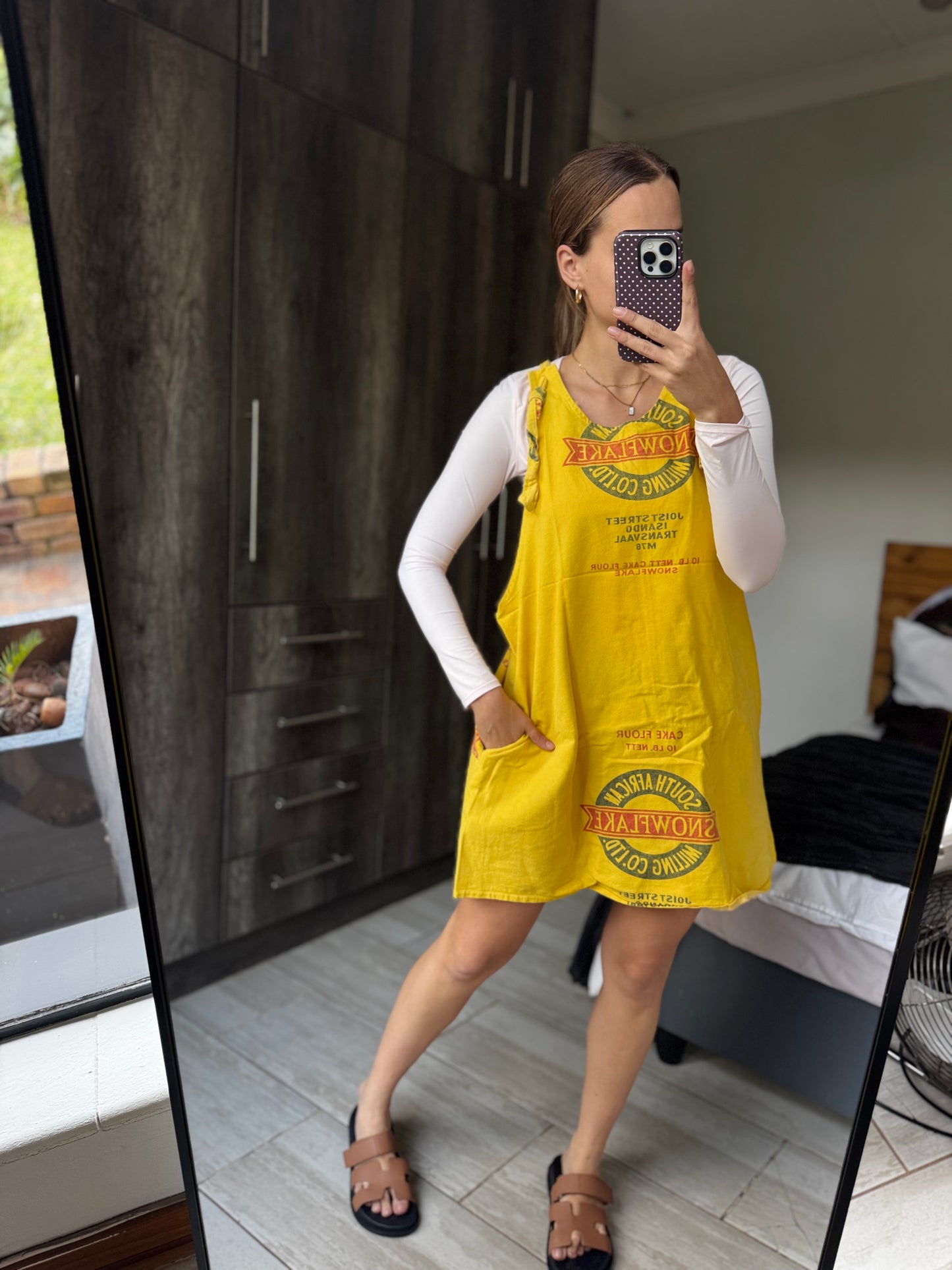 Yellow flour dress (KK)