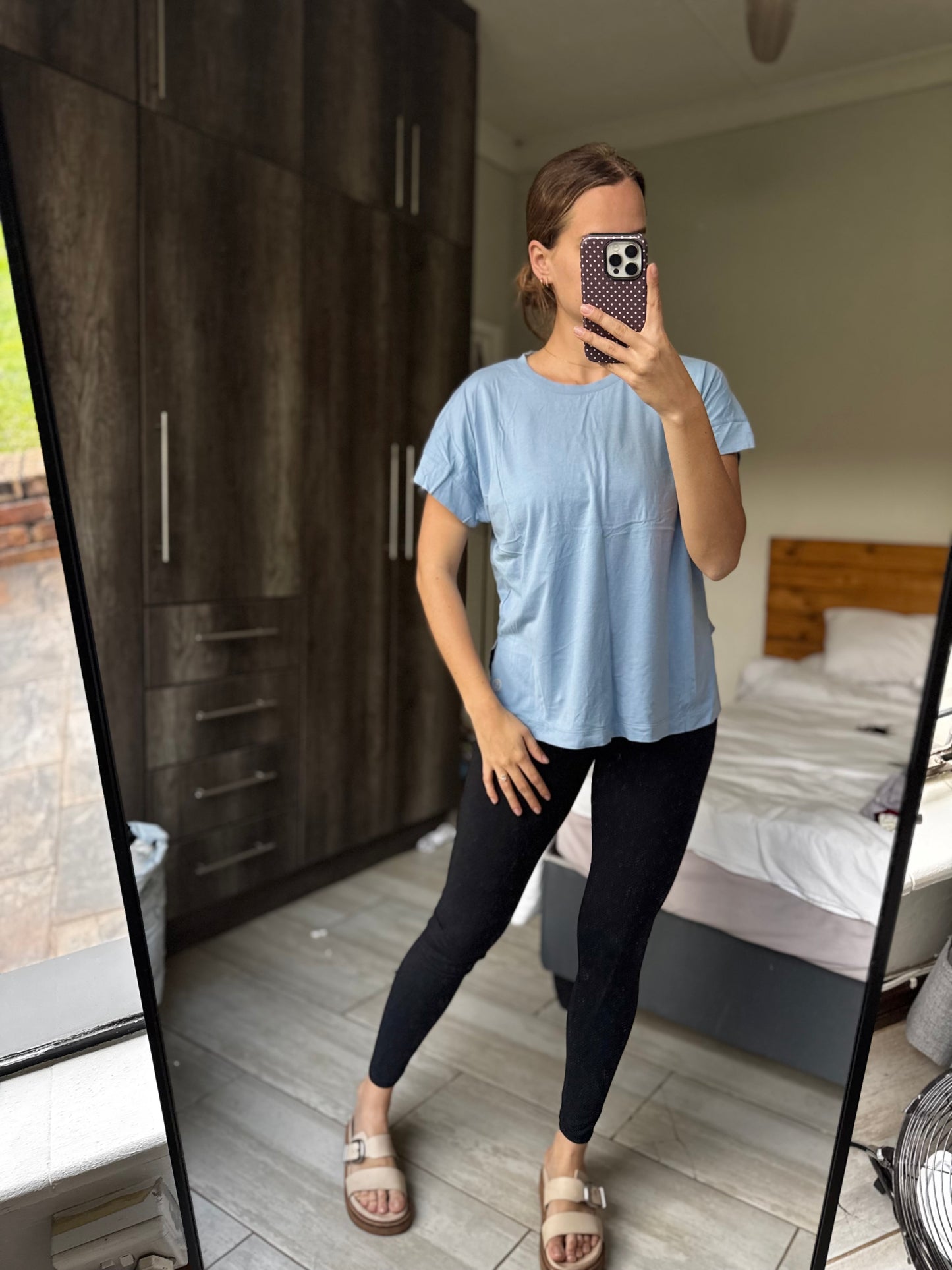 Woolworths blue gym top (X1)