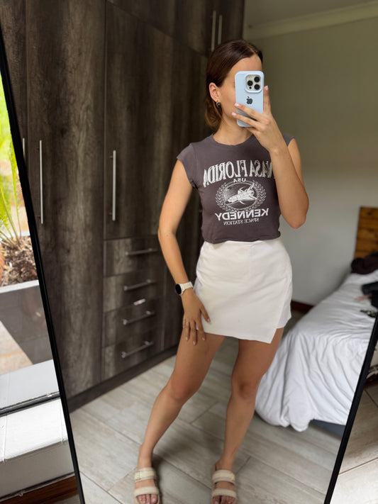 H&M cropped graphic tee (II)