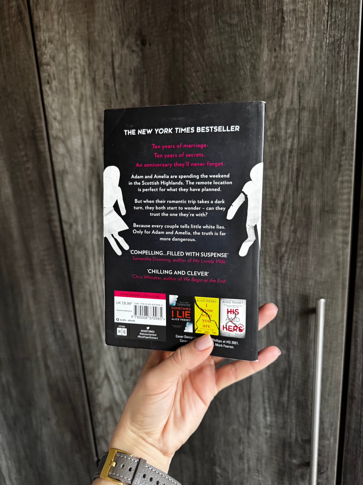 Rock Paper Scissors by Alice Feeney book