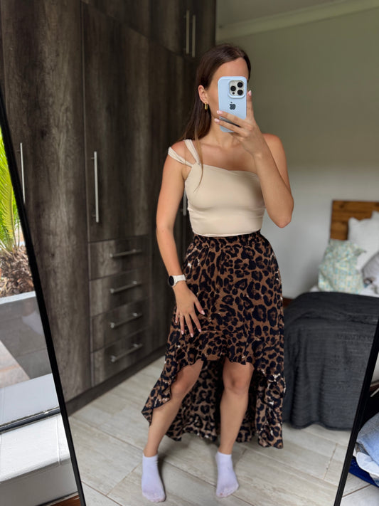 Leopard print skirt (AA)
