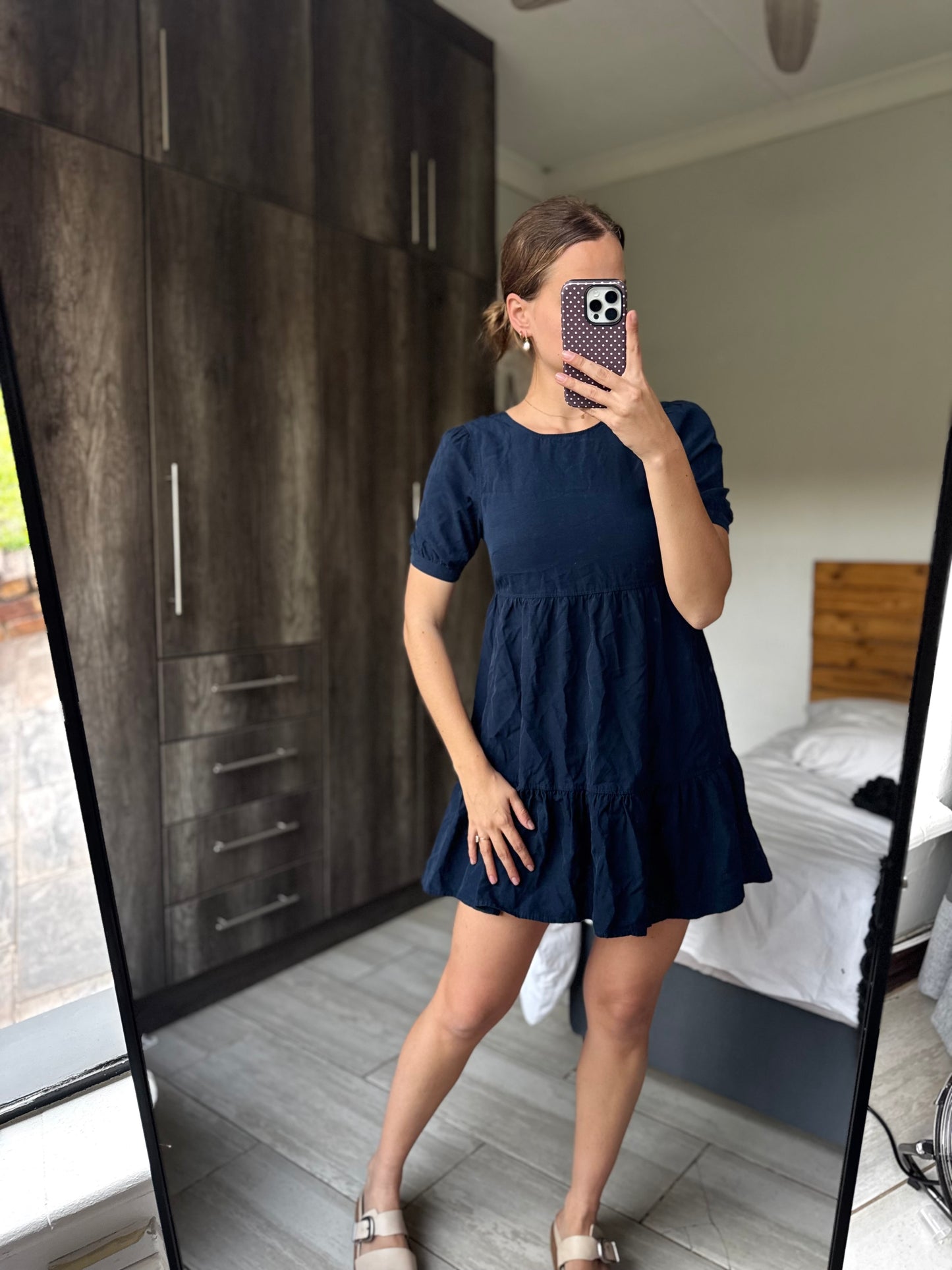 FOREVER NEW navy dress (Q)