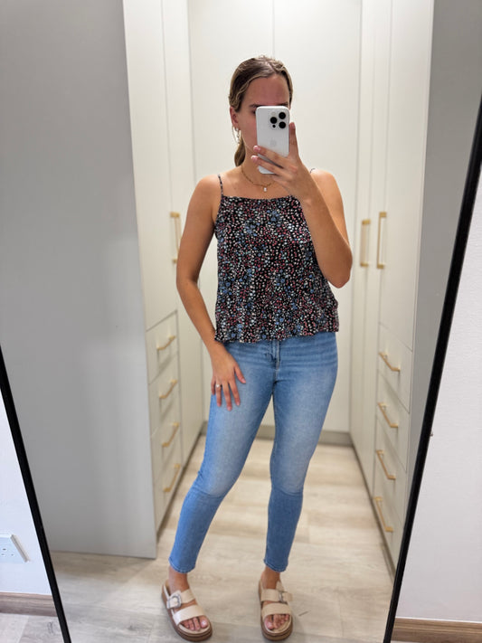 Woolworths floral top (K)