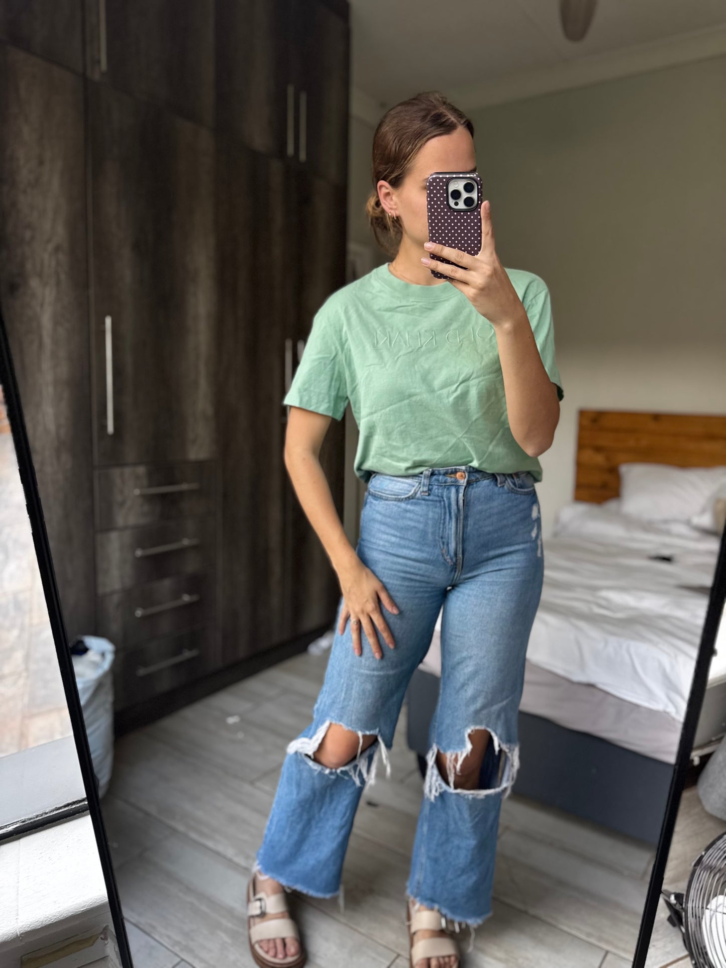 Old Khaki tee (X1)