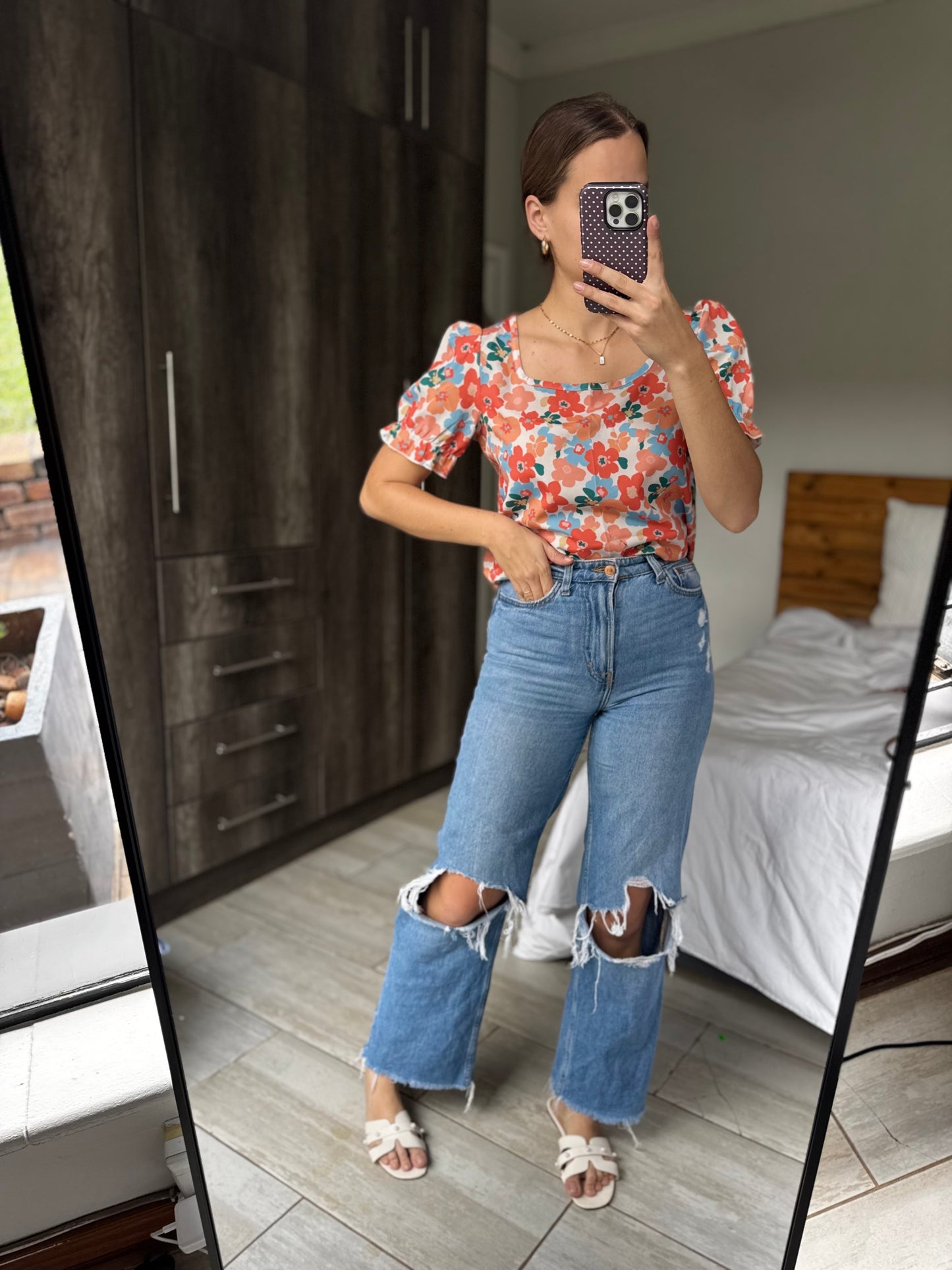 Floral top (LL)