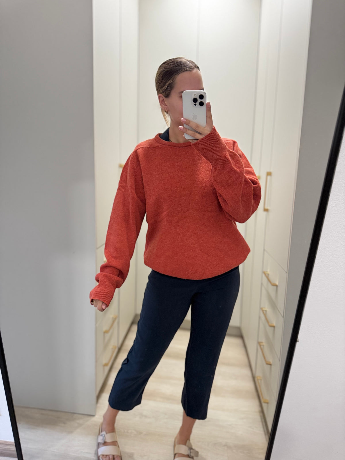 PRINGLE orange knitted sweater (X3)