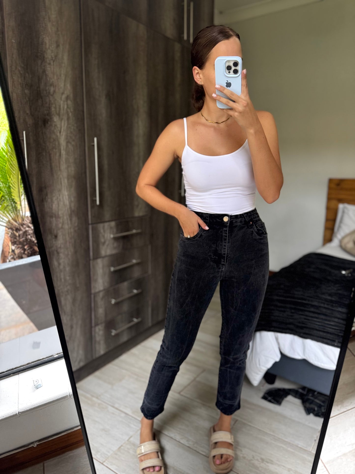 Cotton on black jeans (Y)