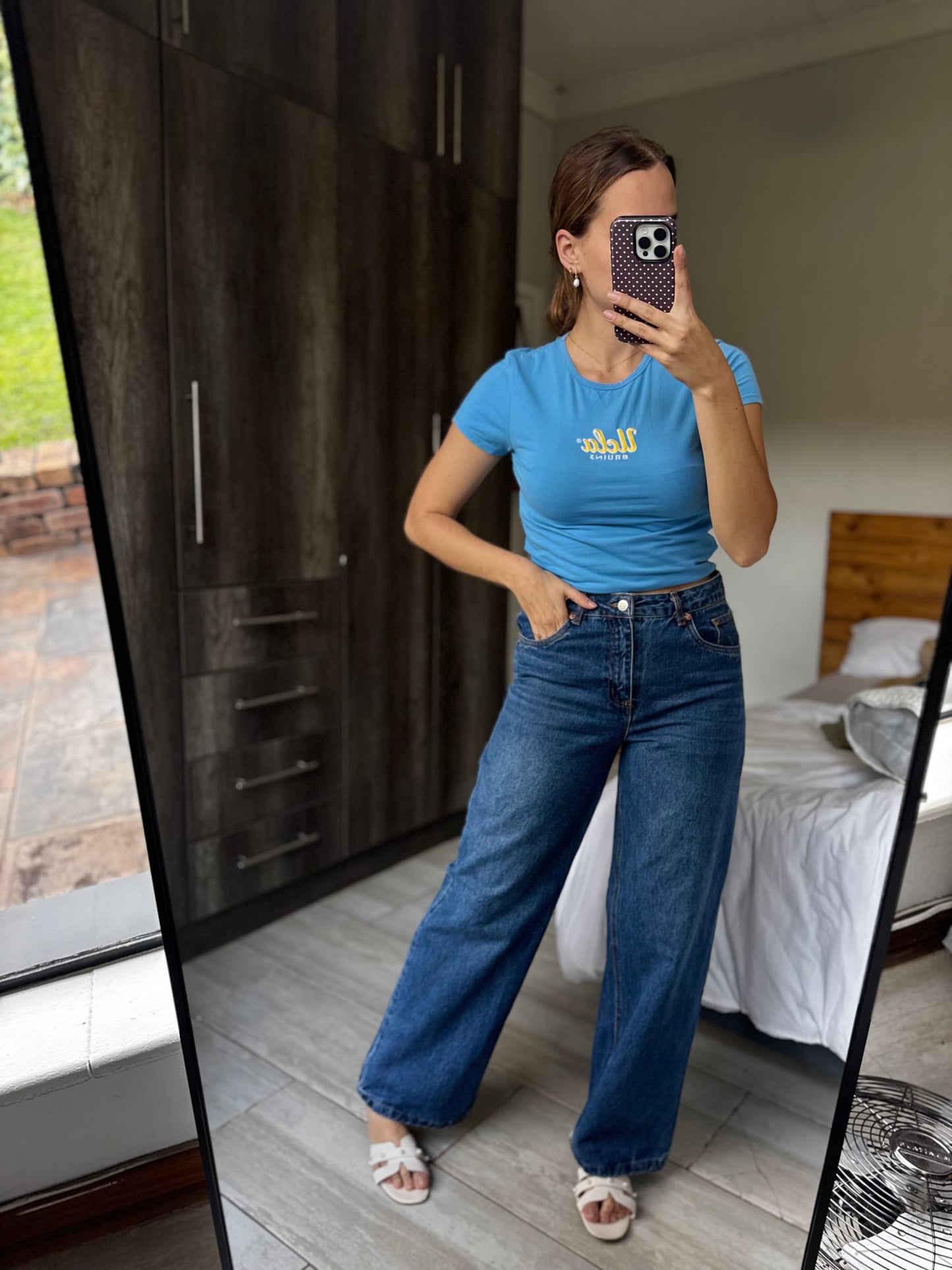 Factorie blue crop tee (X3)