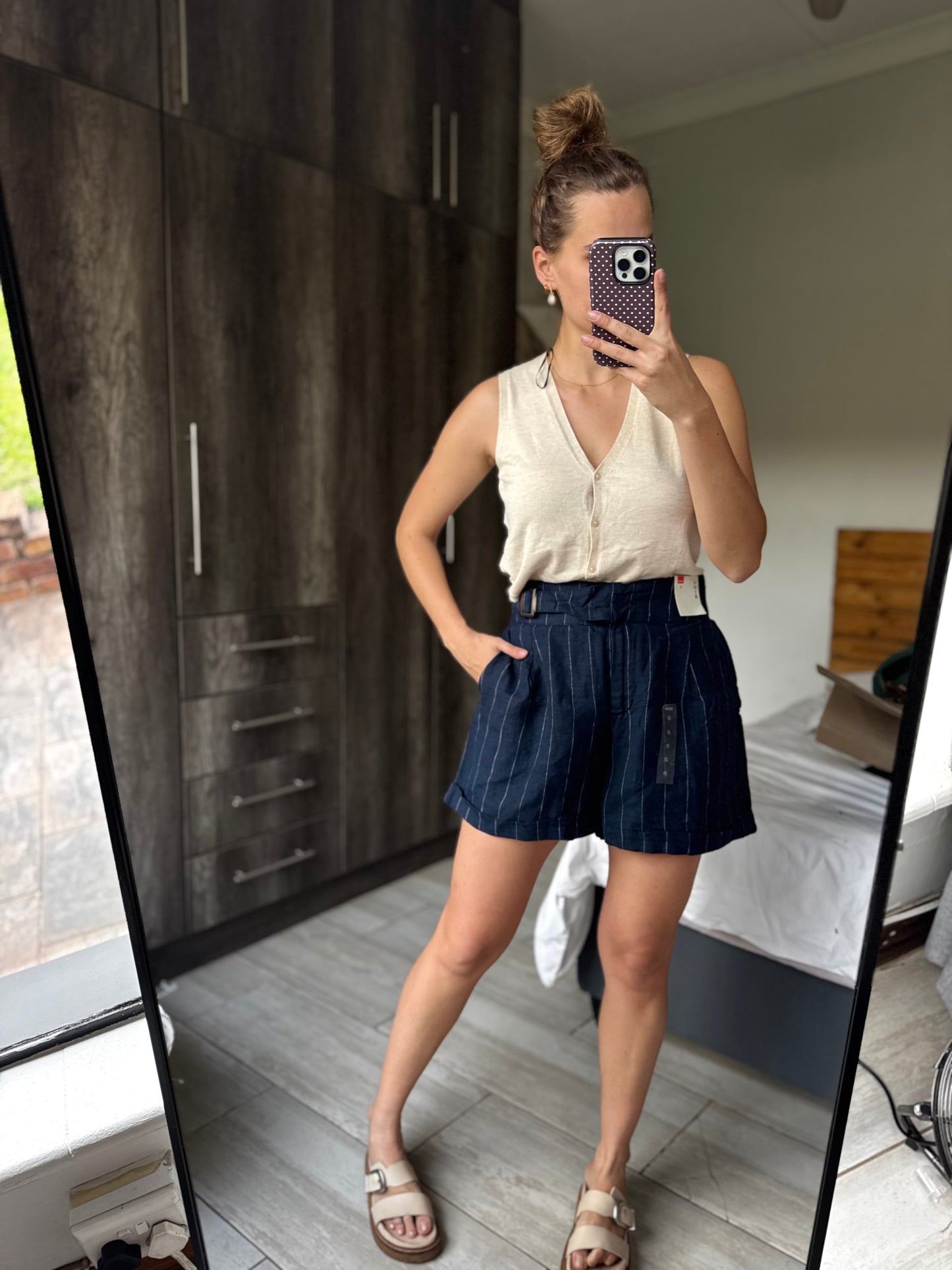 Brand New UNIQ striped shorts (G)