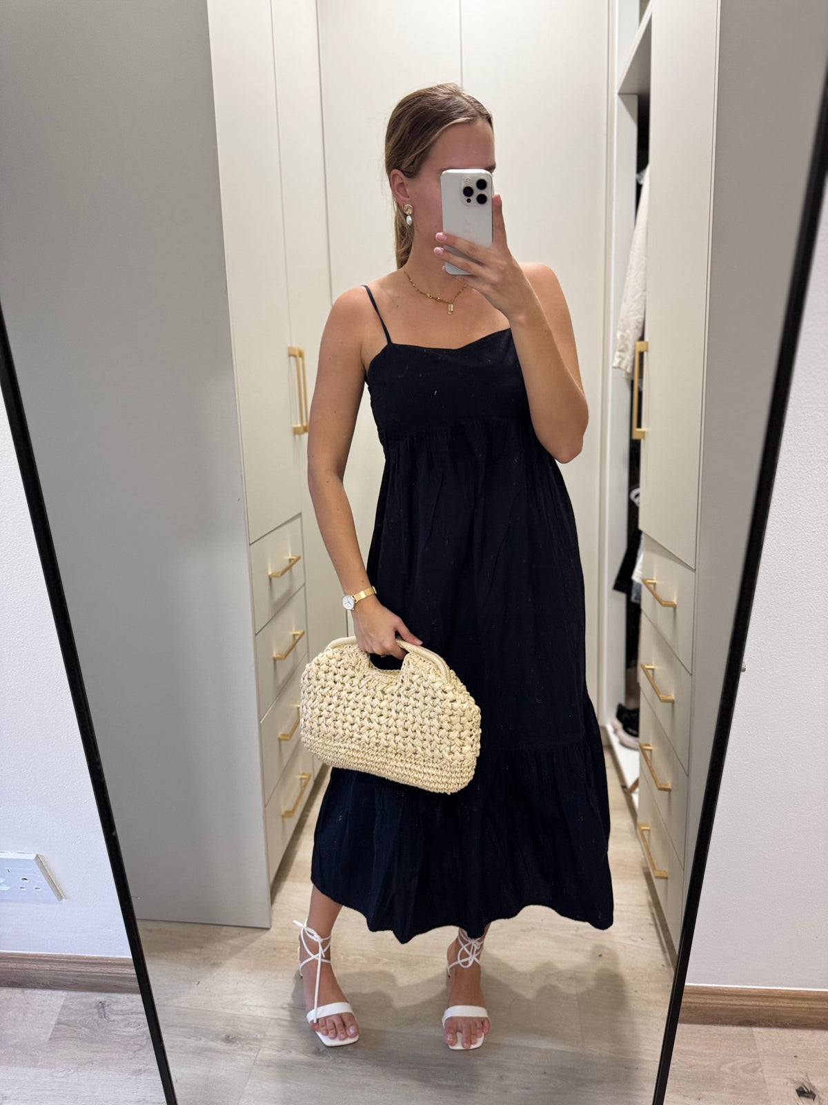 Cotton on black dress (D)