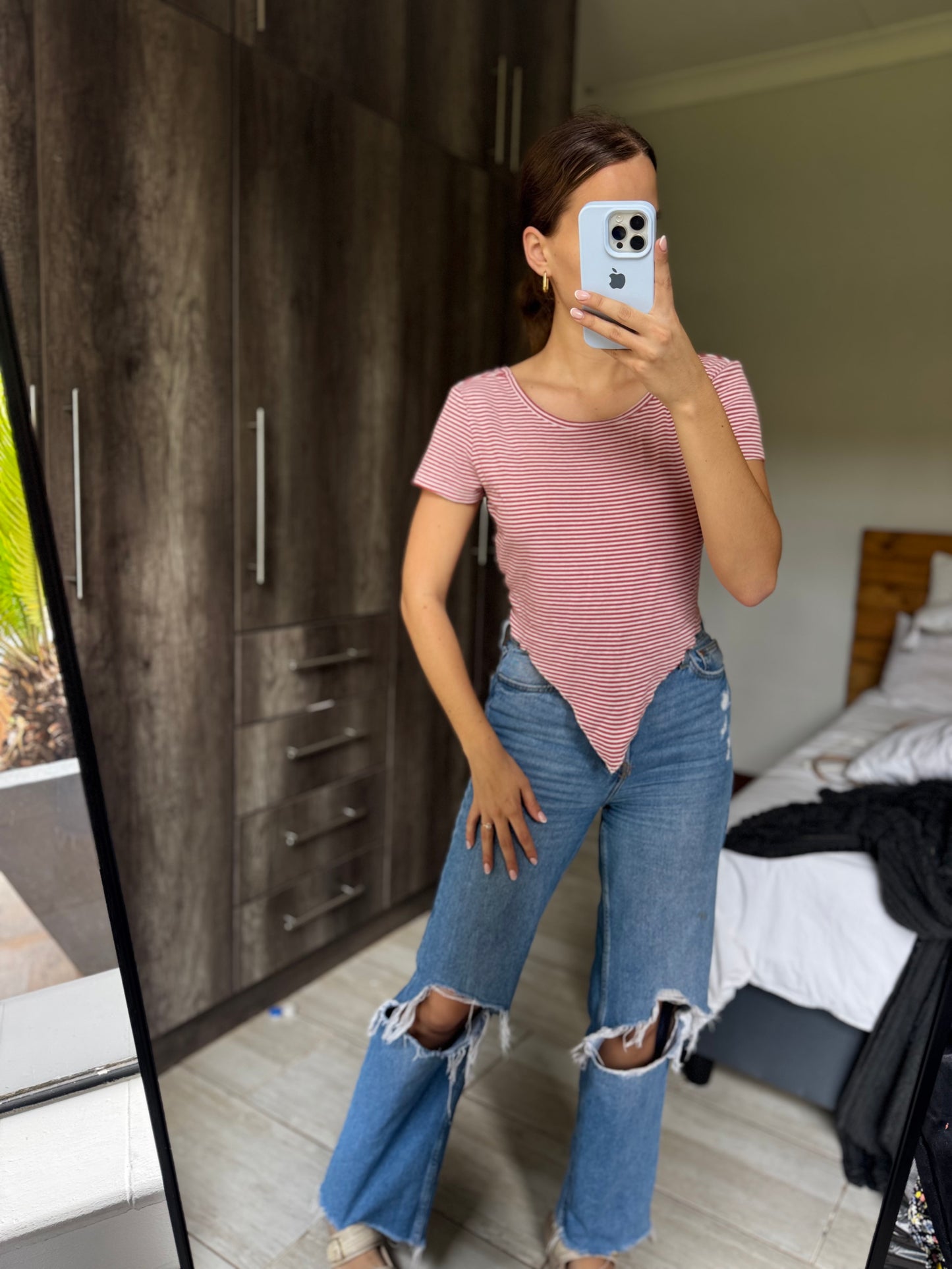 Cotton on striped top (BBB)