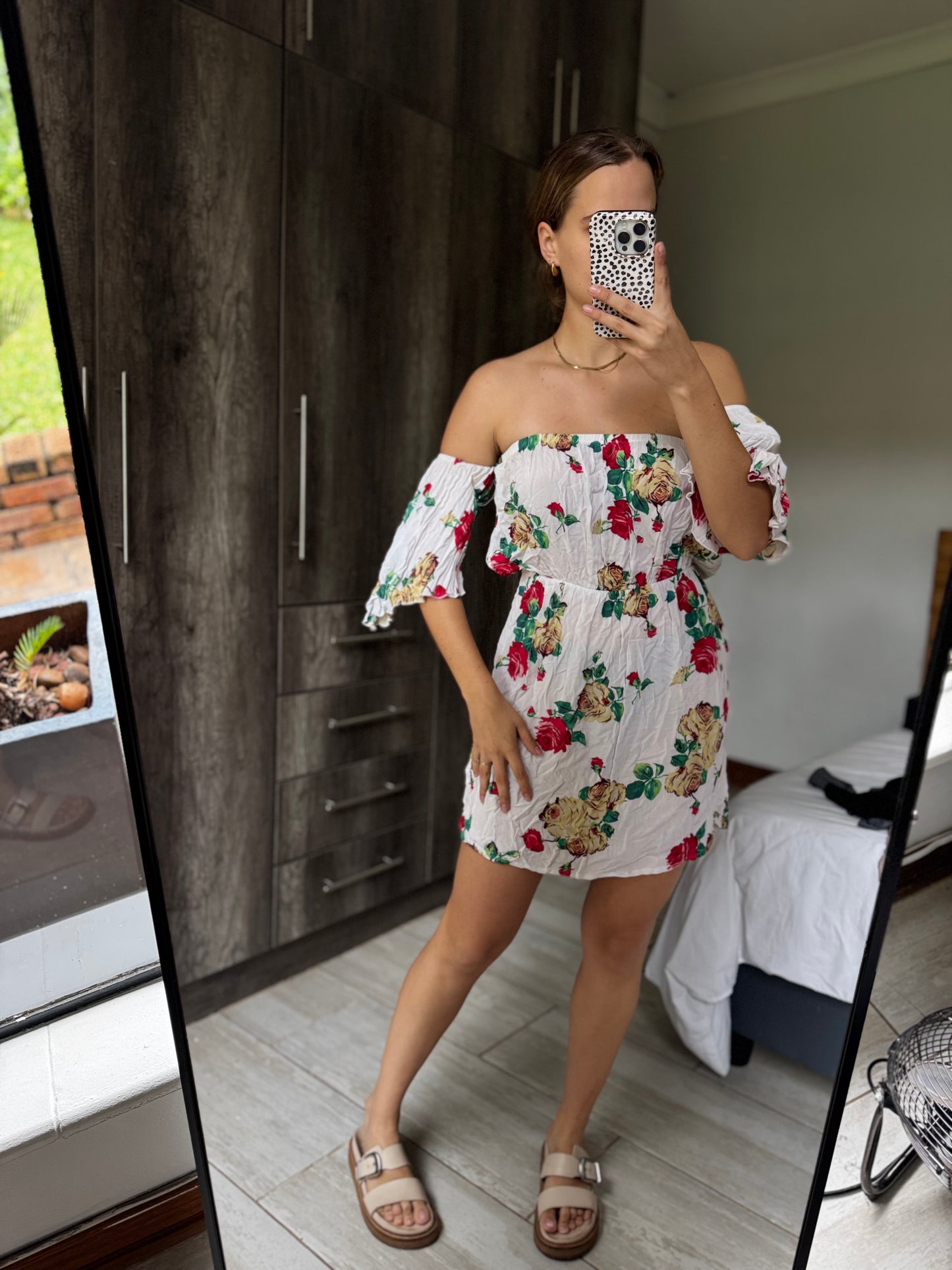 White floral dress (BB)