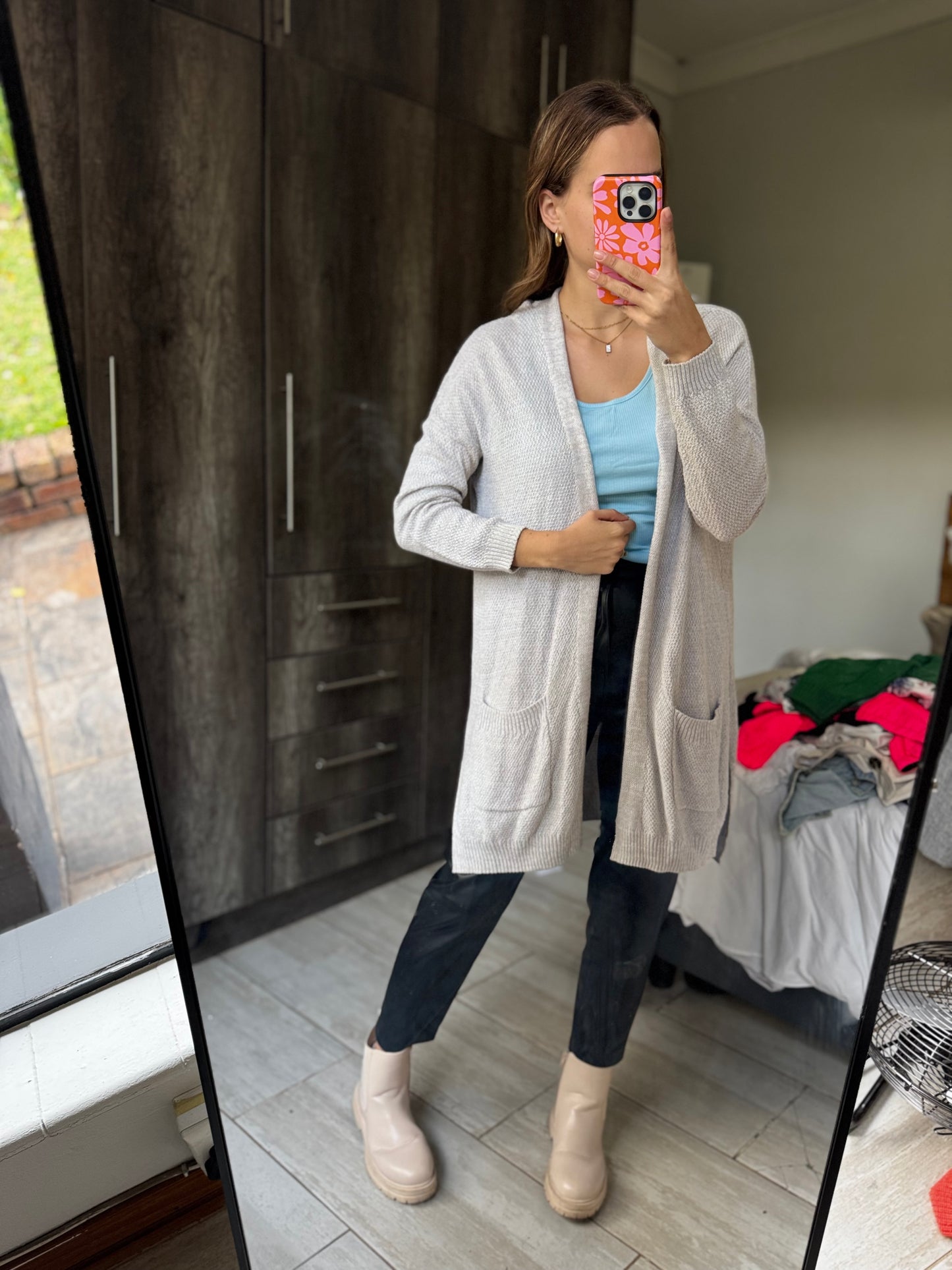 Cotton on grey cardigen (G)