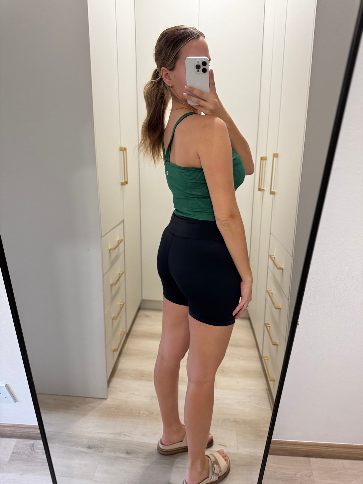 Cotton on green gym top (X2)