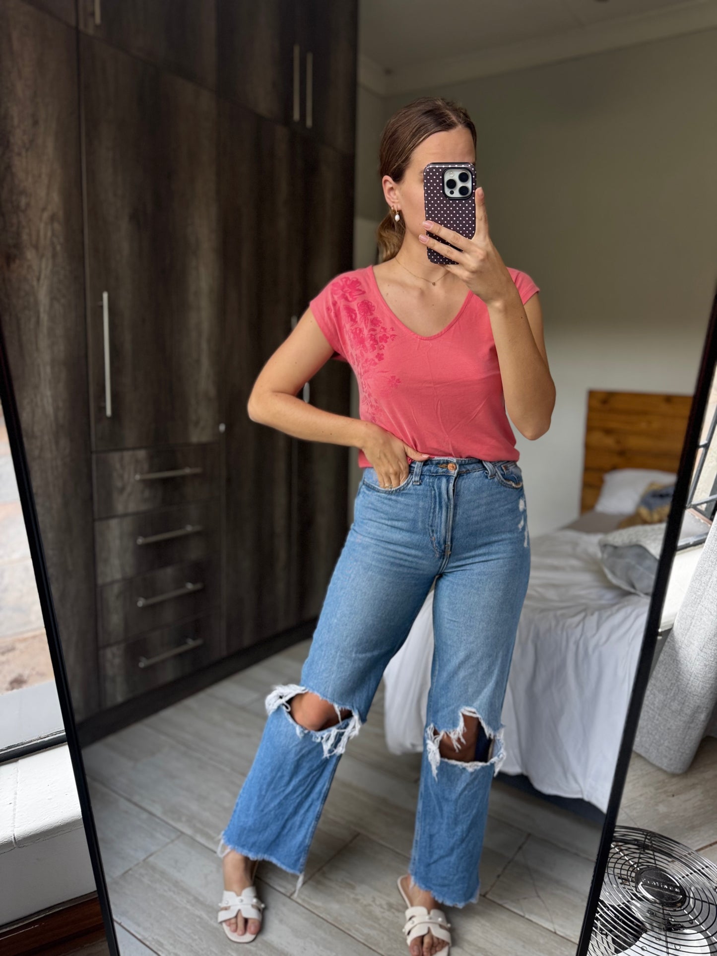 Old Khaki pretty top (K)