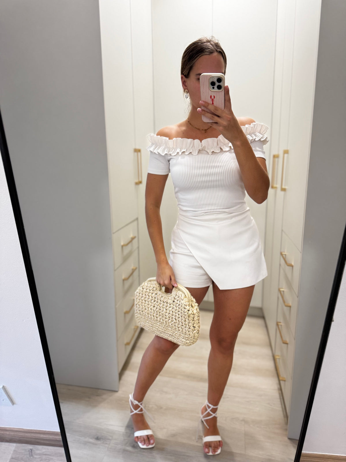 H&M white top (I)