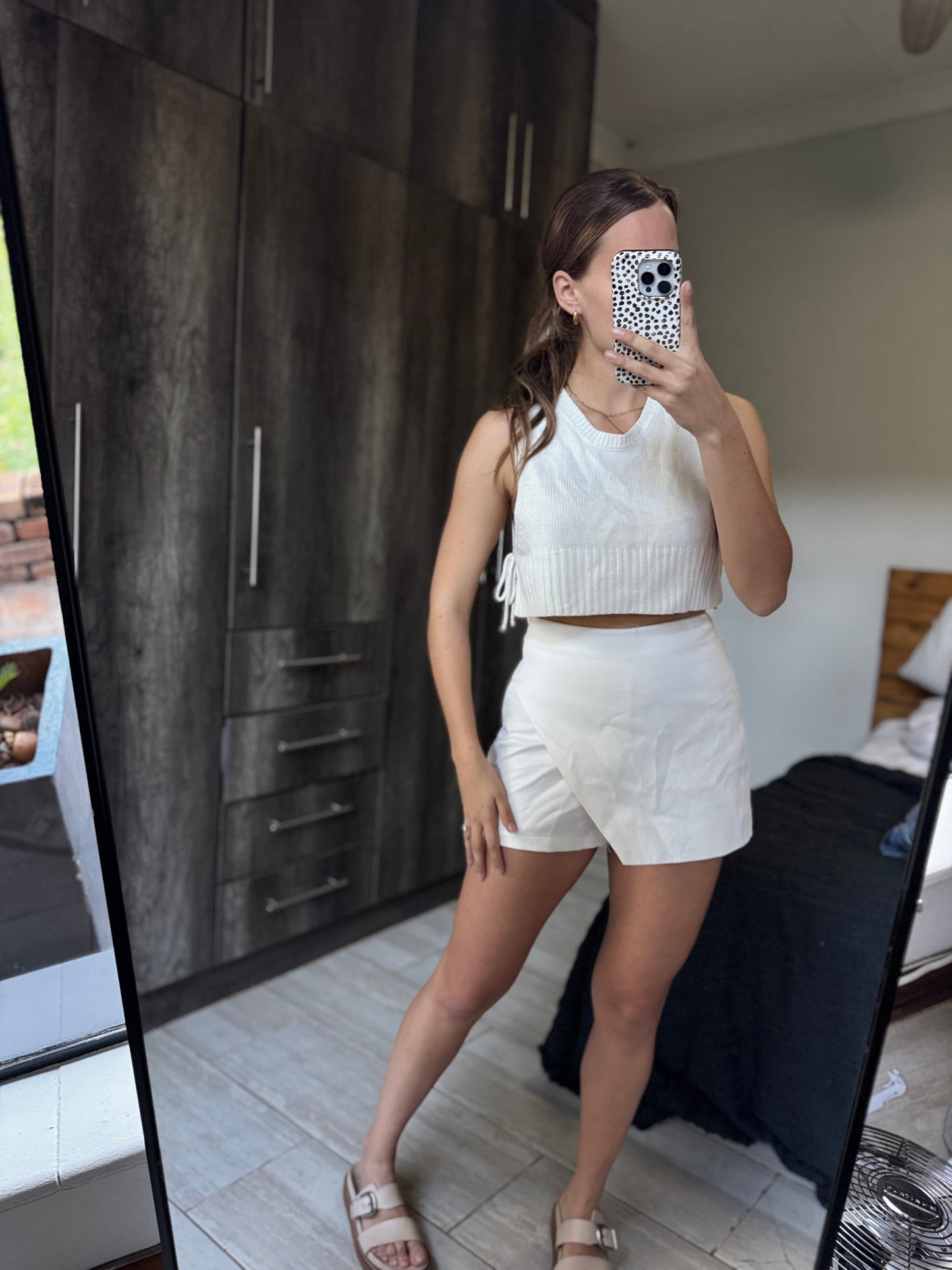 Cream knit top (HH)