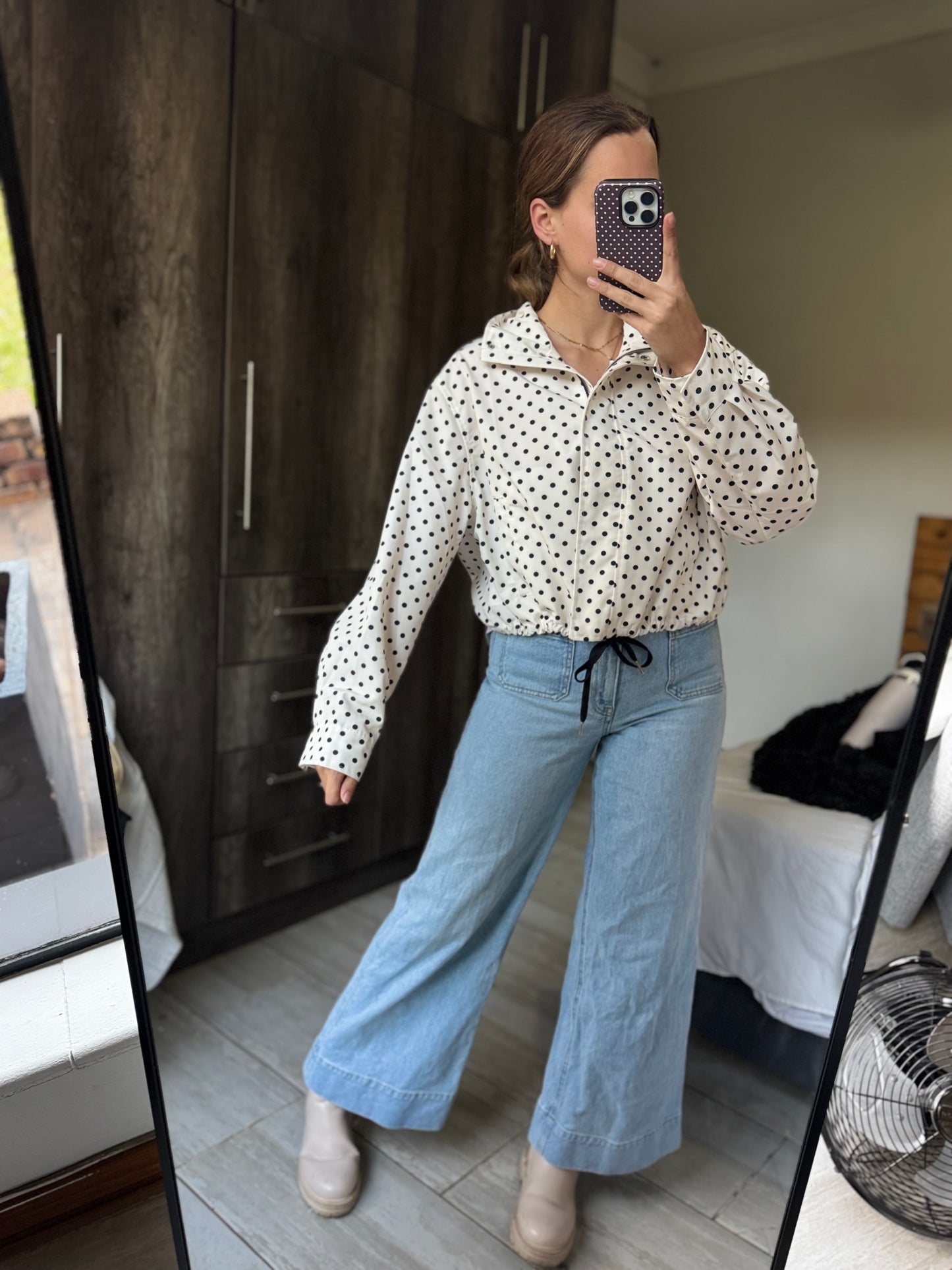 Brand New polka dot jacket
