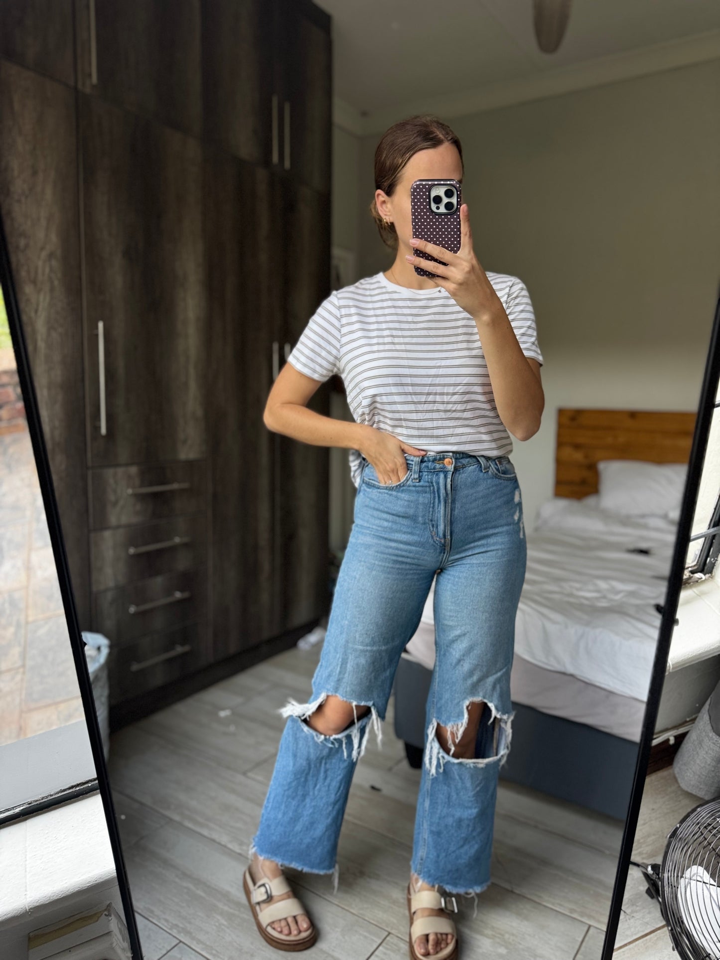 Woolworths striped tee (X1)
