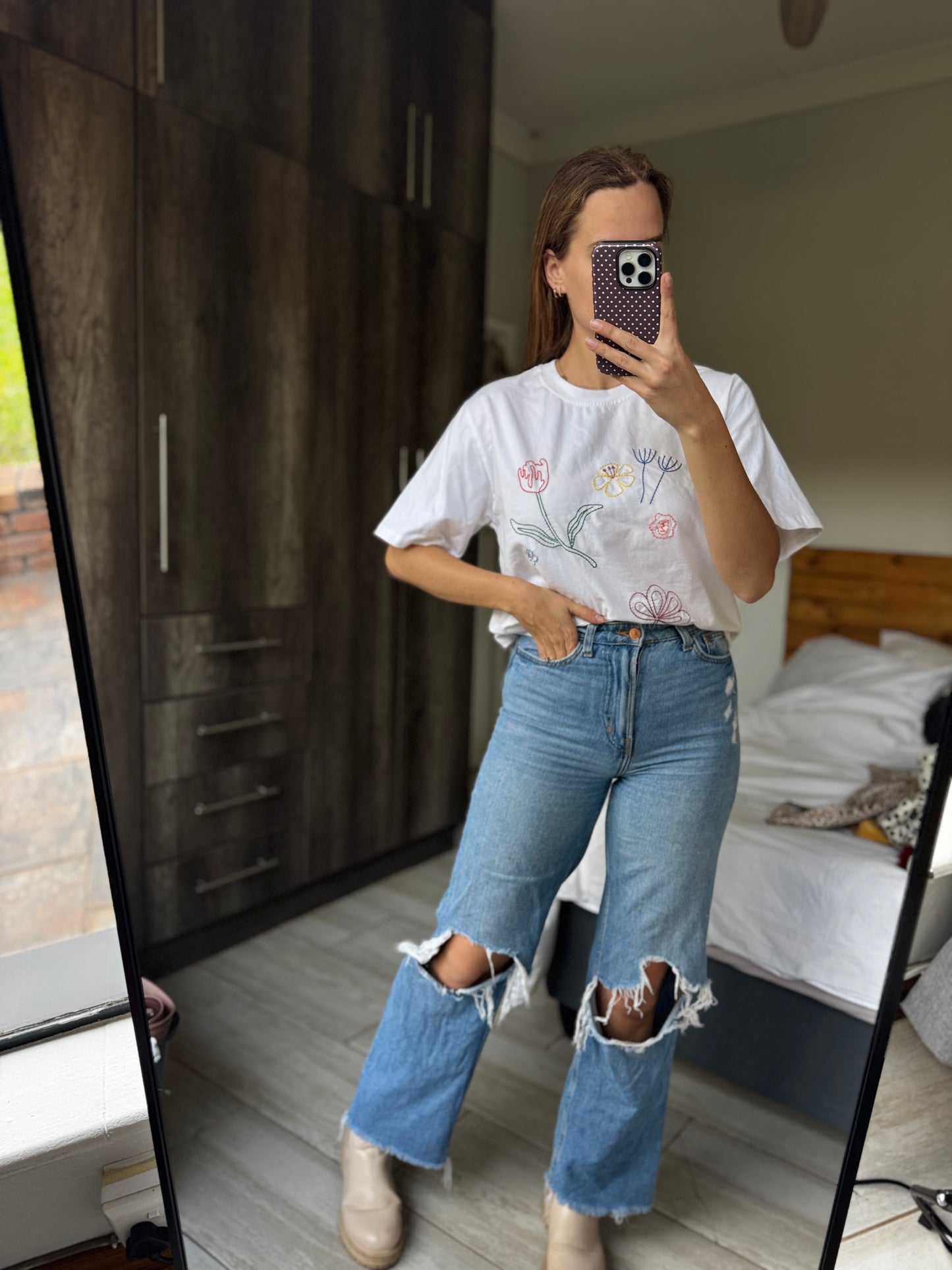 ME&B floral tee (X1)