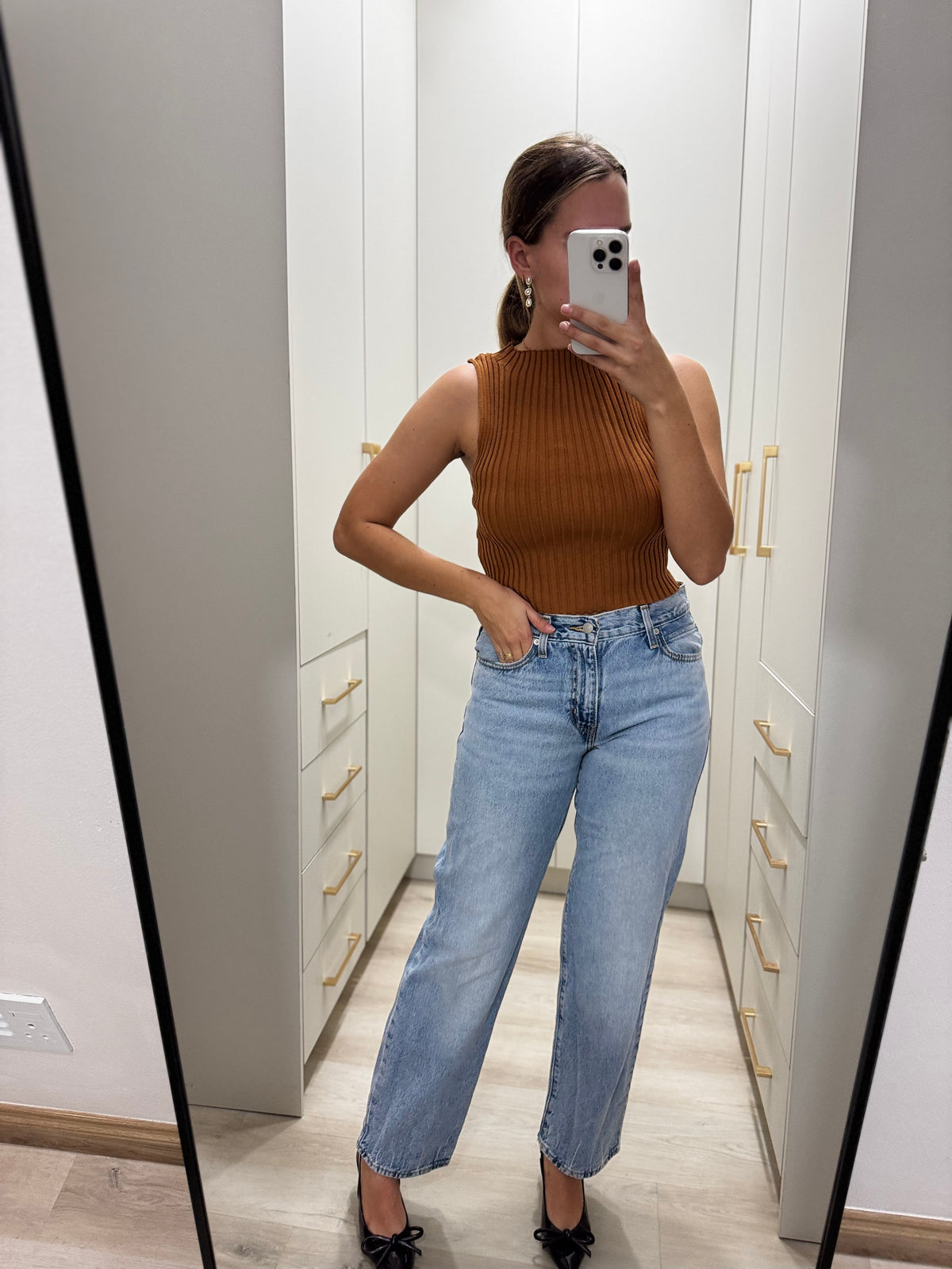 Cotton on brown tank (HH)