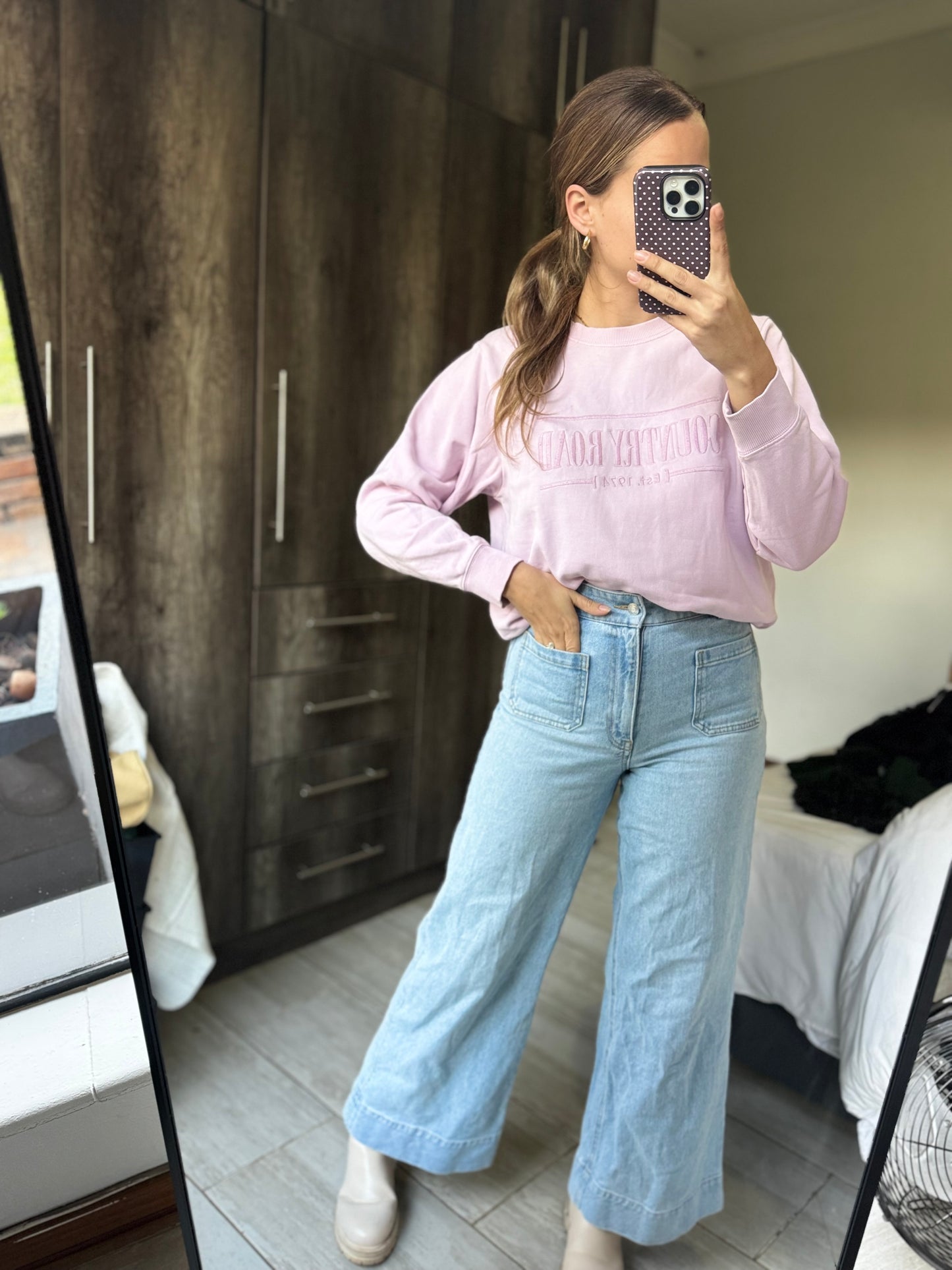 COUNTRY ROAD lilac sweatshirt (TT)