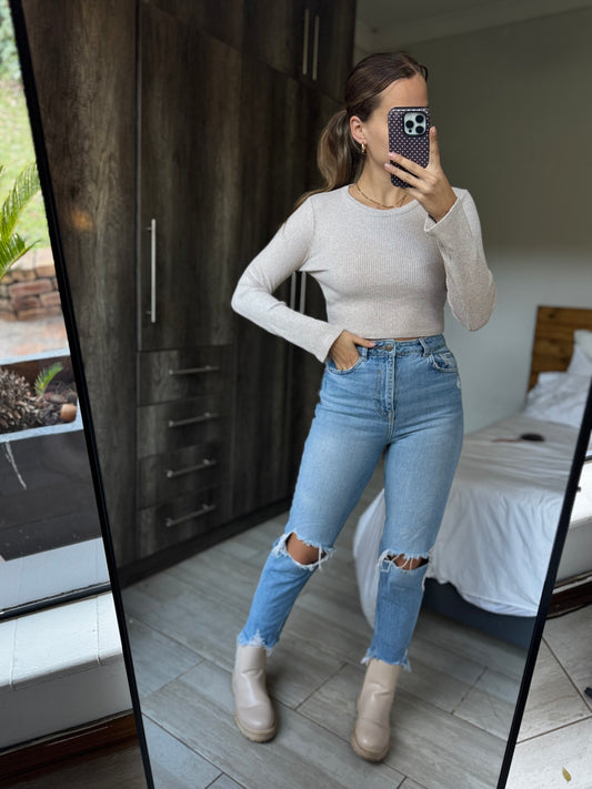 ZARA ribbed long sleeve (SS)