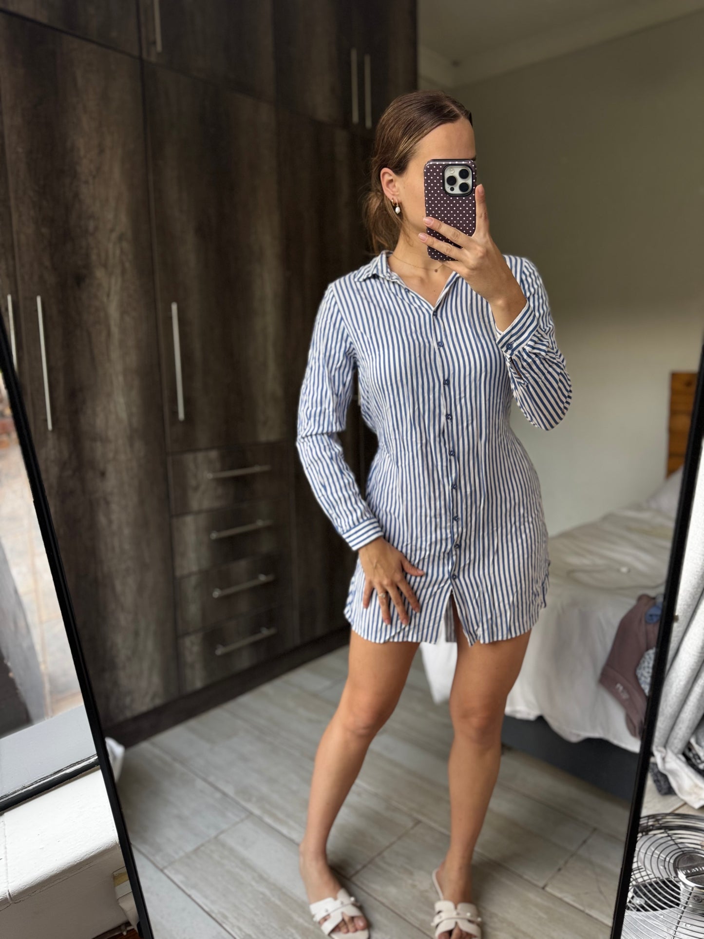 Blue striped dress (PP)