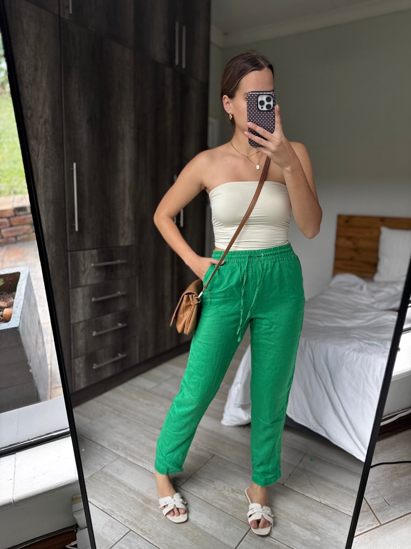 H&M green pants (LL)