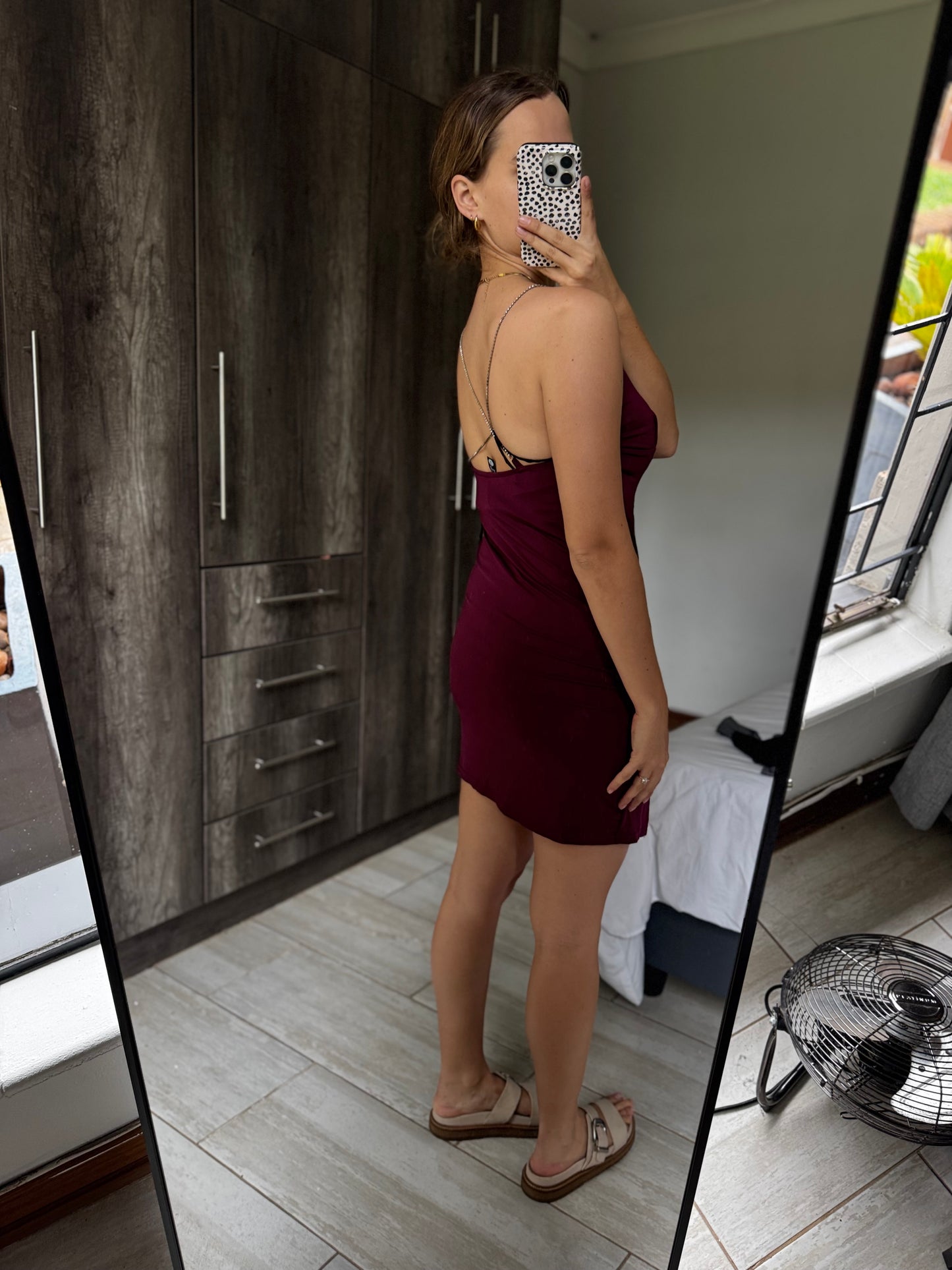 Burgandy dress (BB)