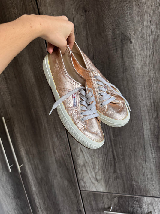 Superga rose gold sneakers (D)