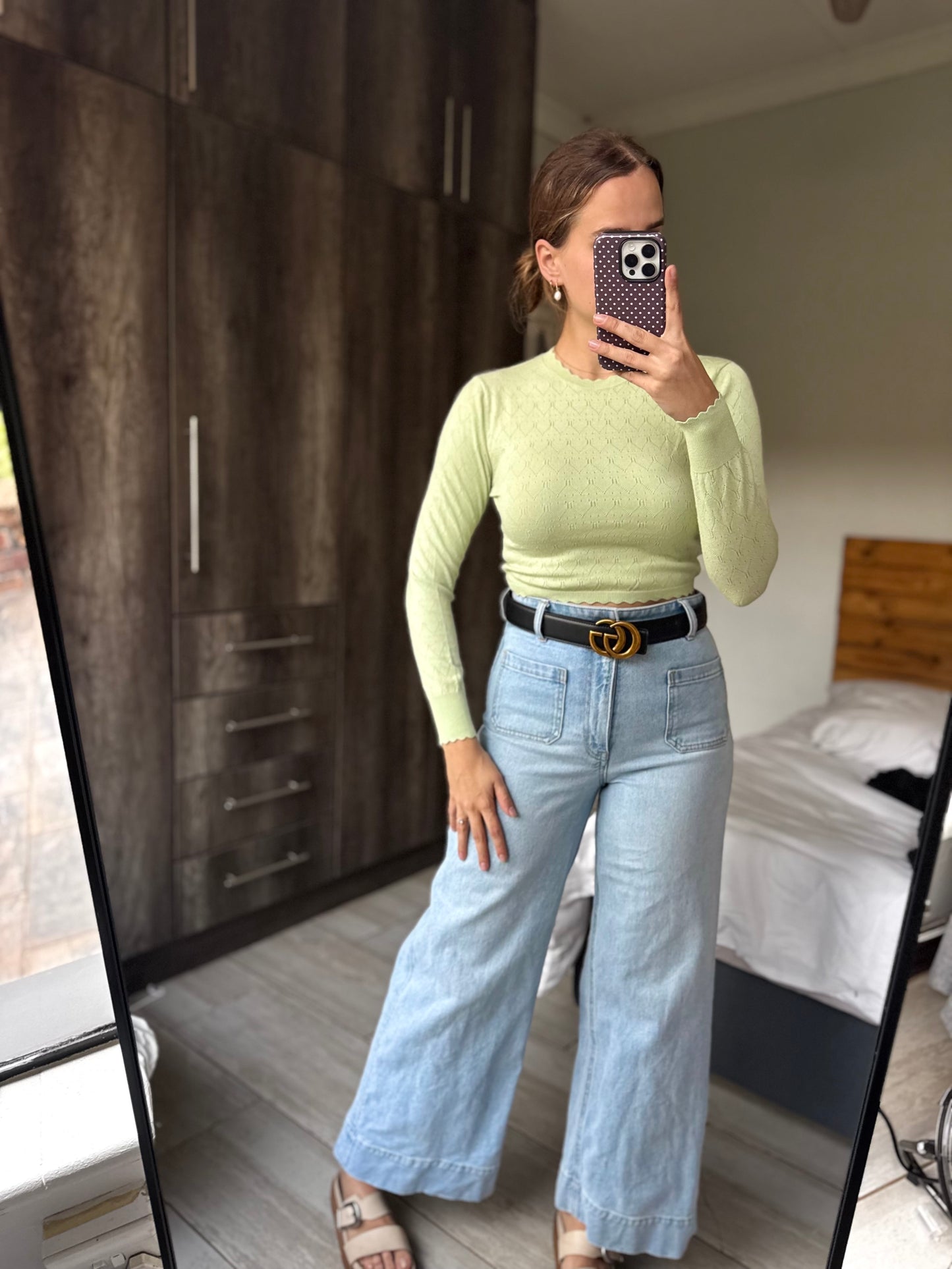 ZARA green sweater (Q)