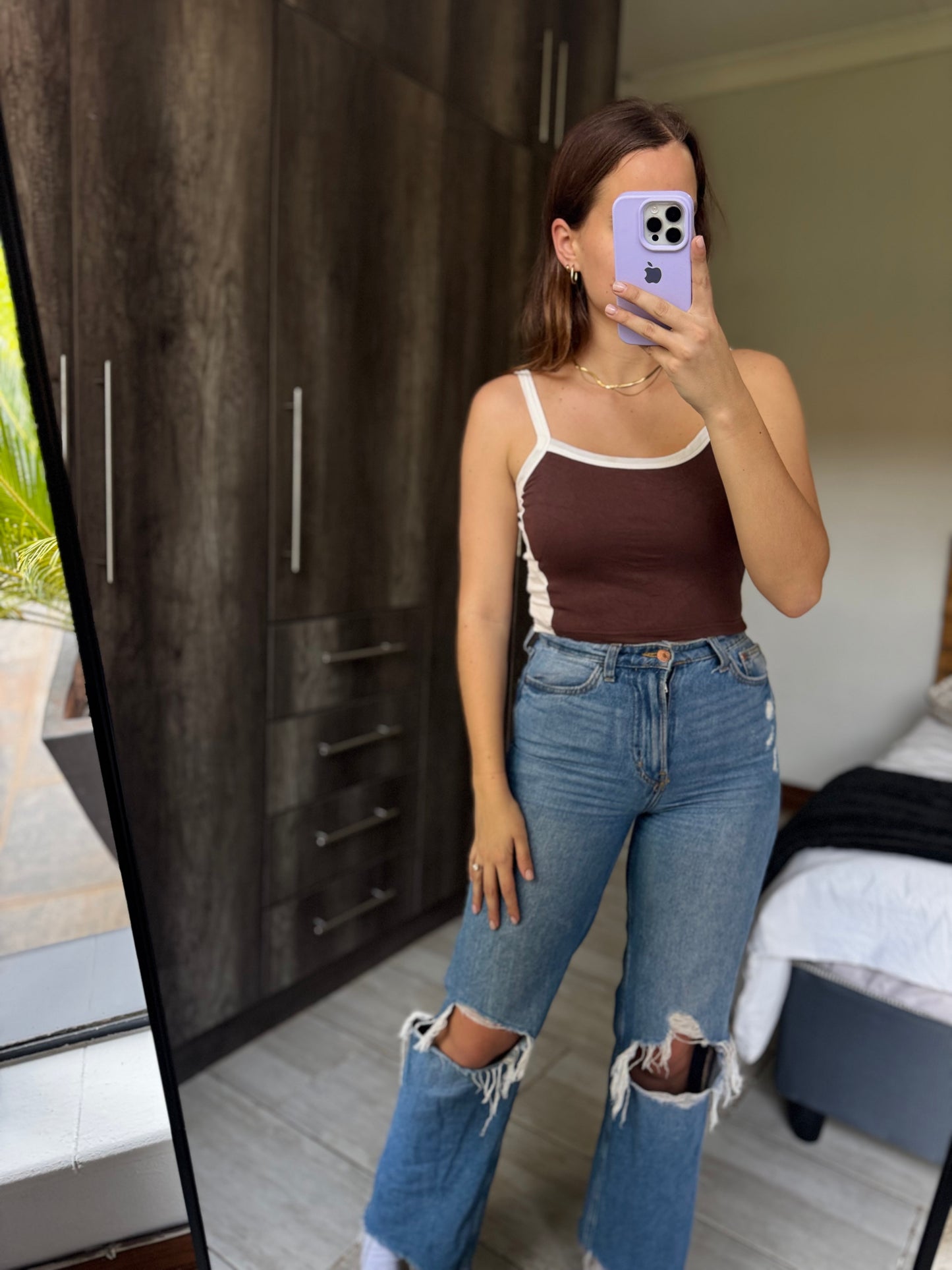 Brown top (OO)