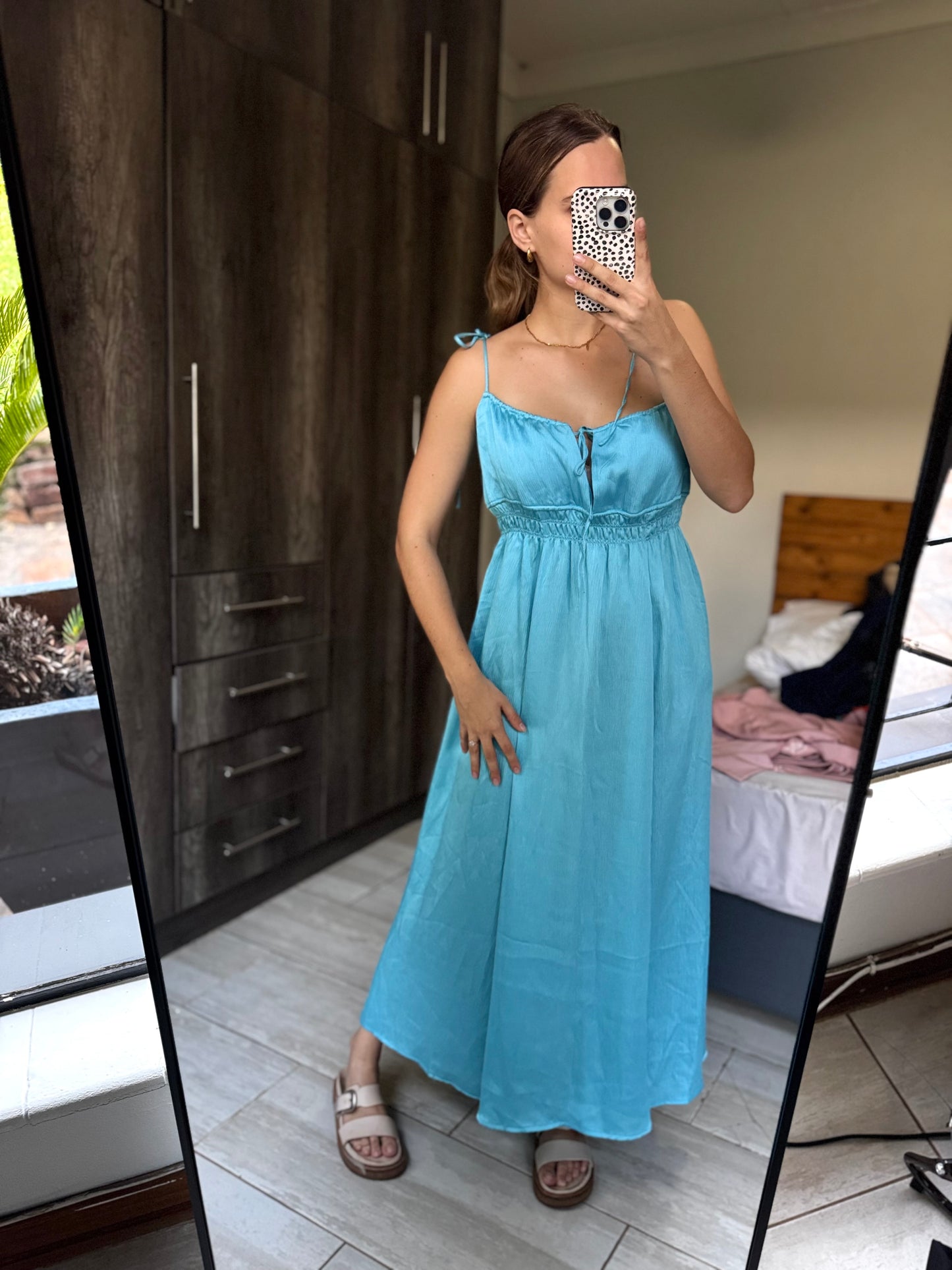 H&M blue dress (W)