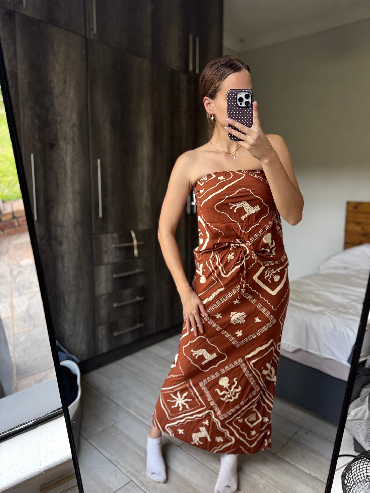 Brown stunning matching set (HH)
