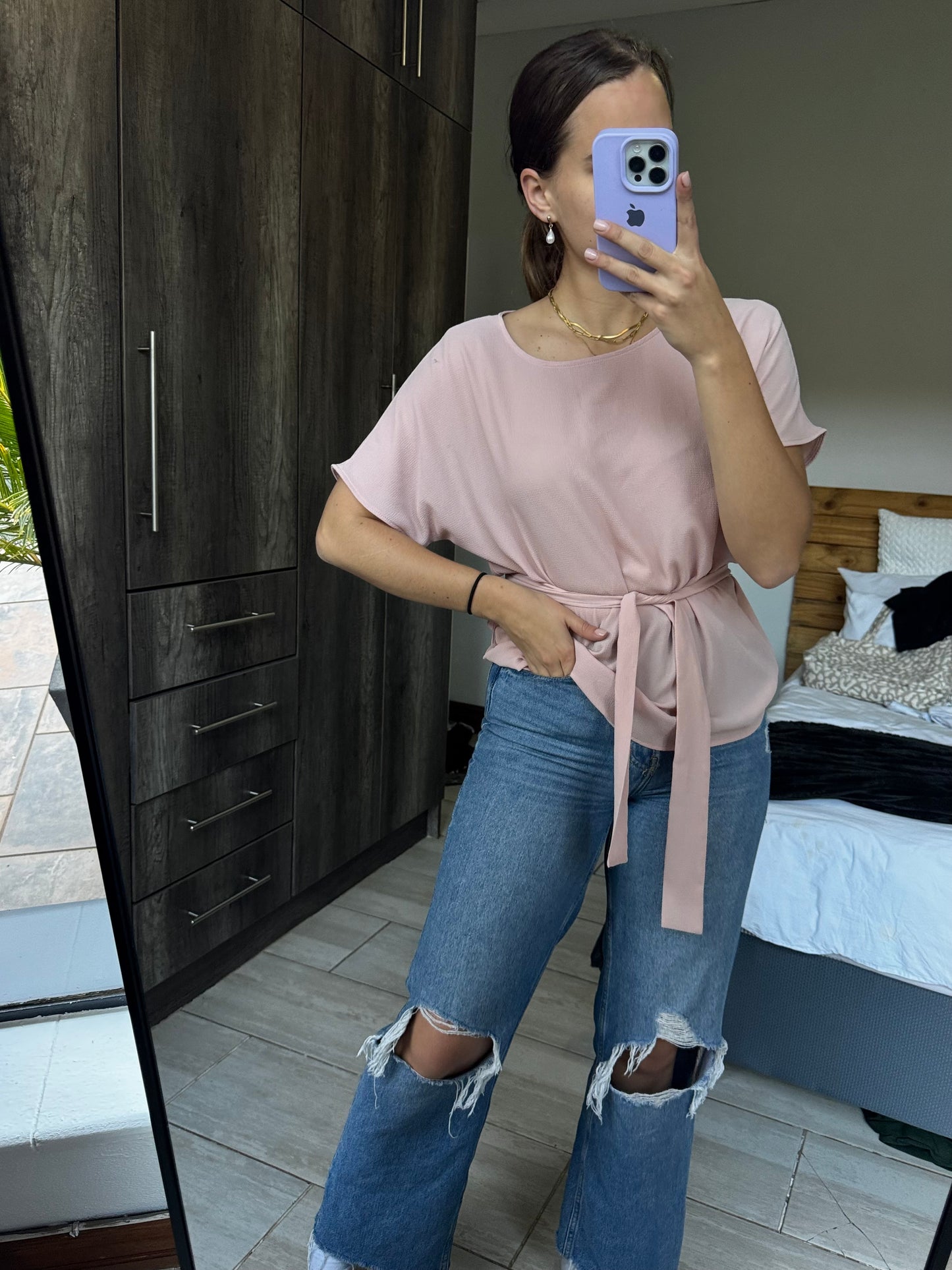 Pink top (J)