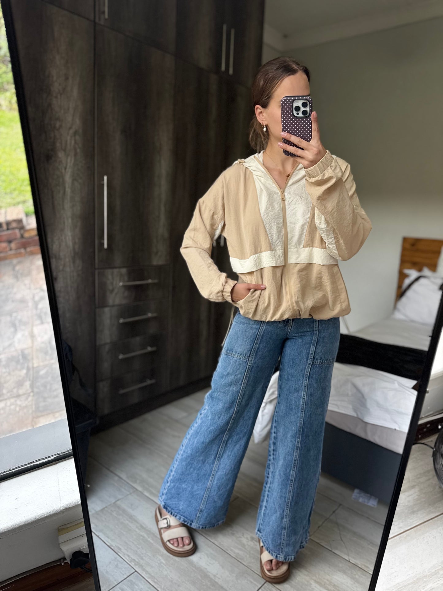 Cream jacket (L)