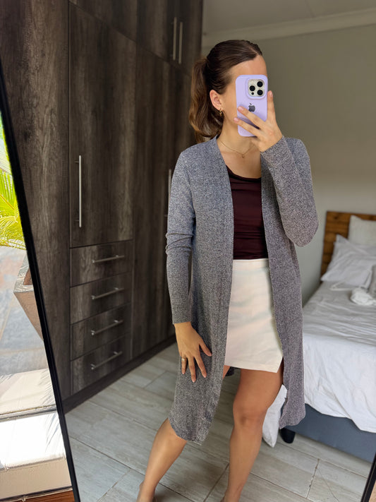Cotton on grey knitted cardigen (R)