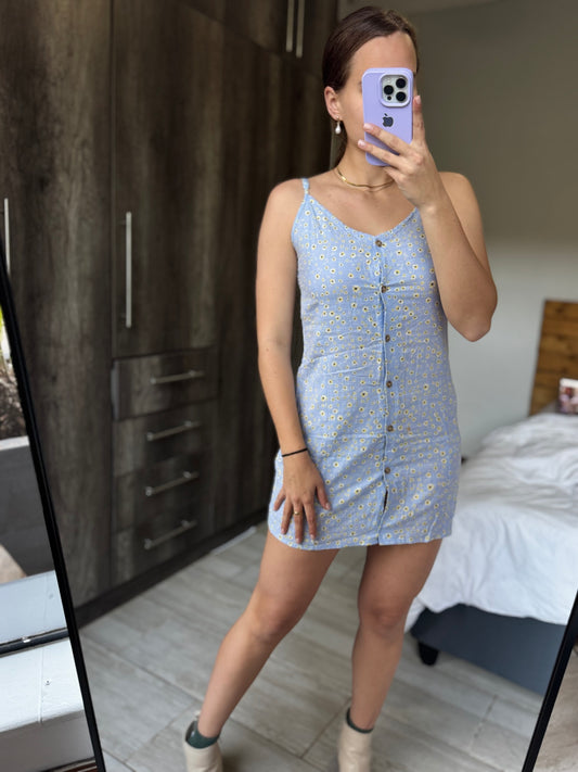 Cotton on blue floral dress (BB)