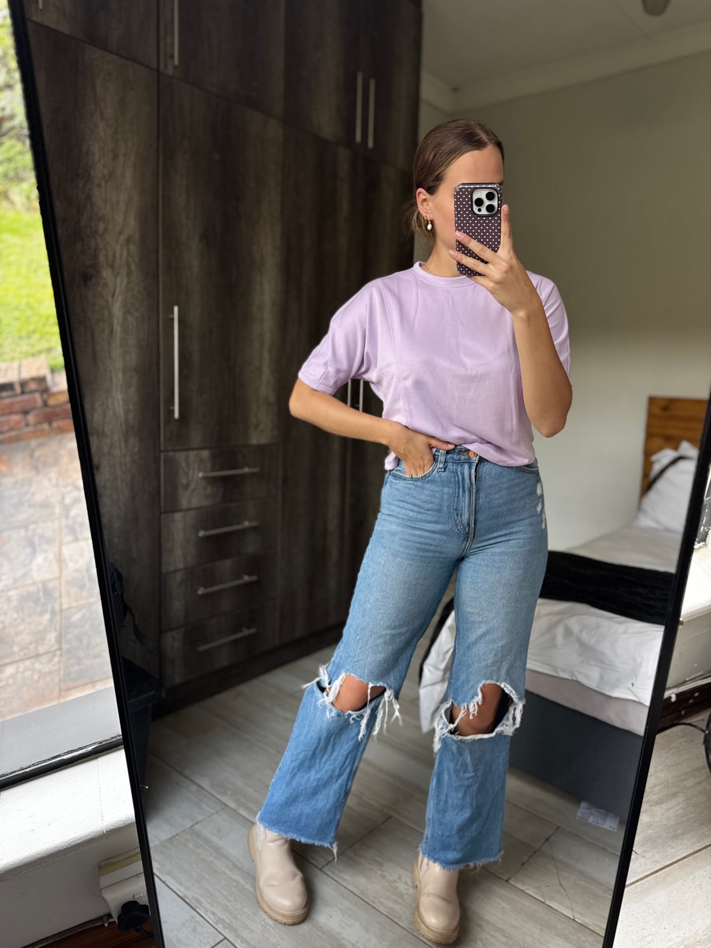 Lilac tee (LL)