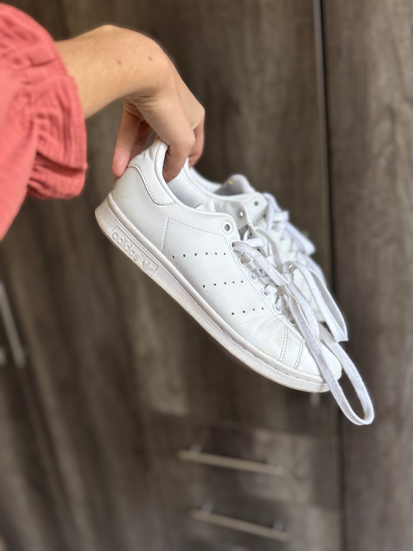 Adidas white sneakers (HH)
