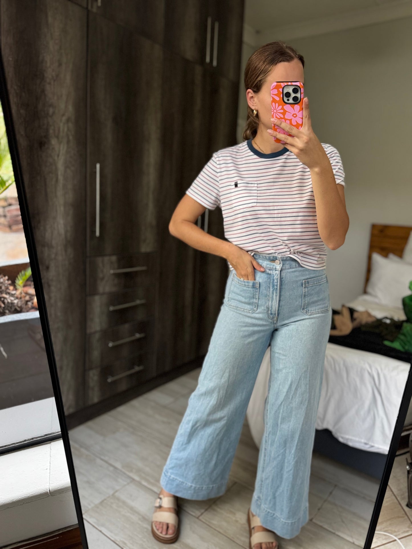 FOX striped tee (P)