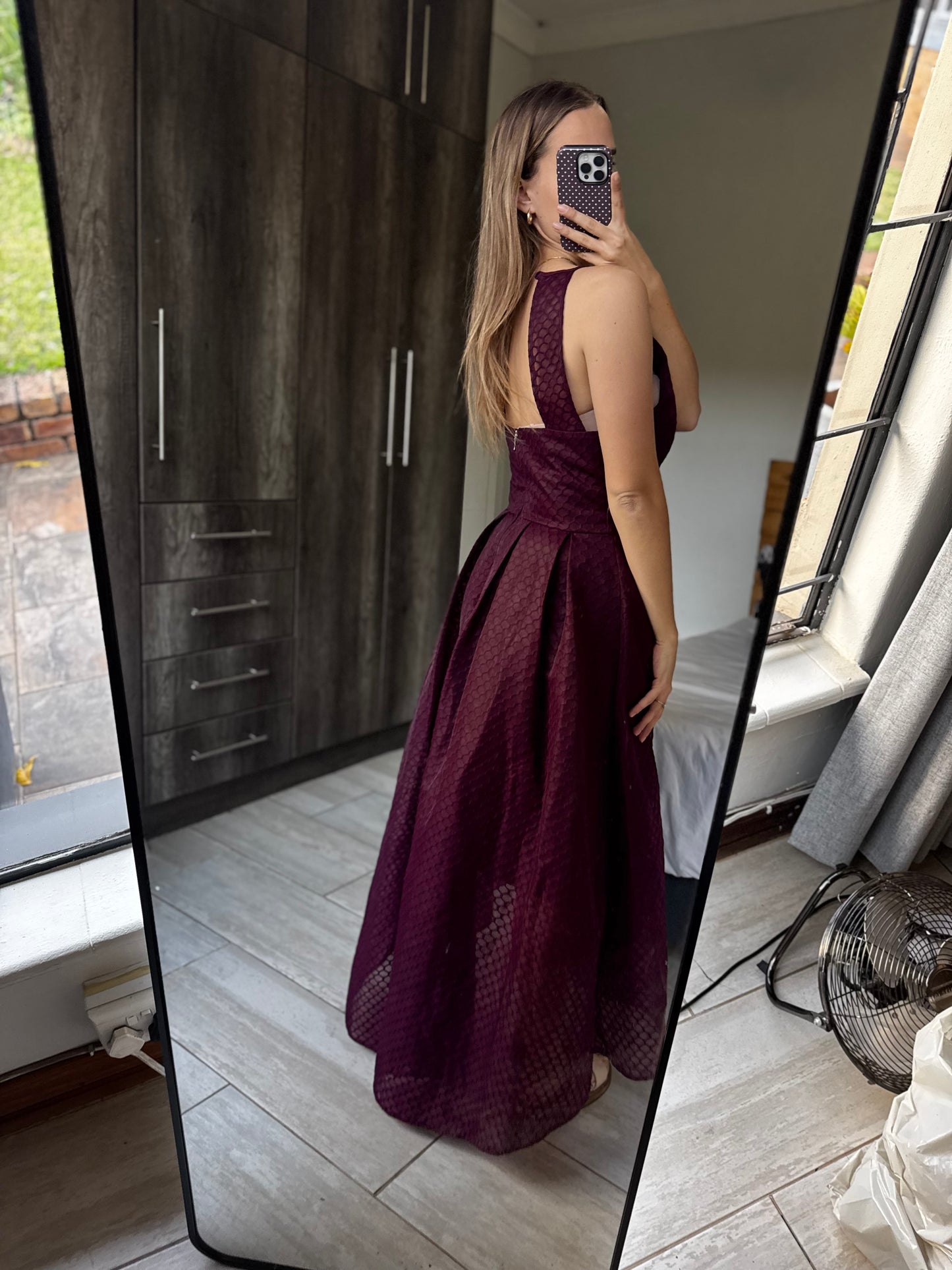 Brand New stunning burgandy dress (WW)