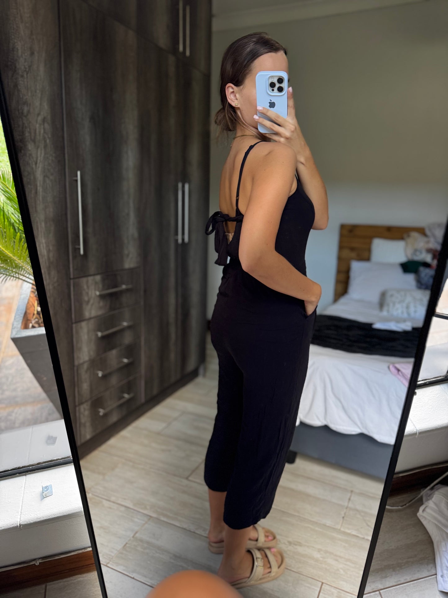 Woolworths black jumpsuit (P)