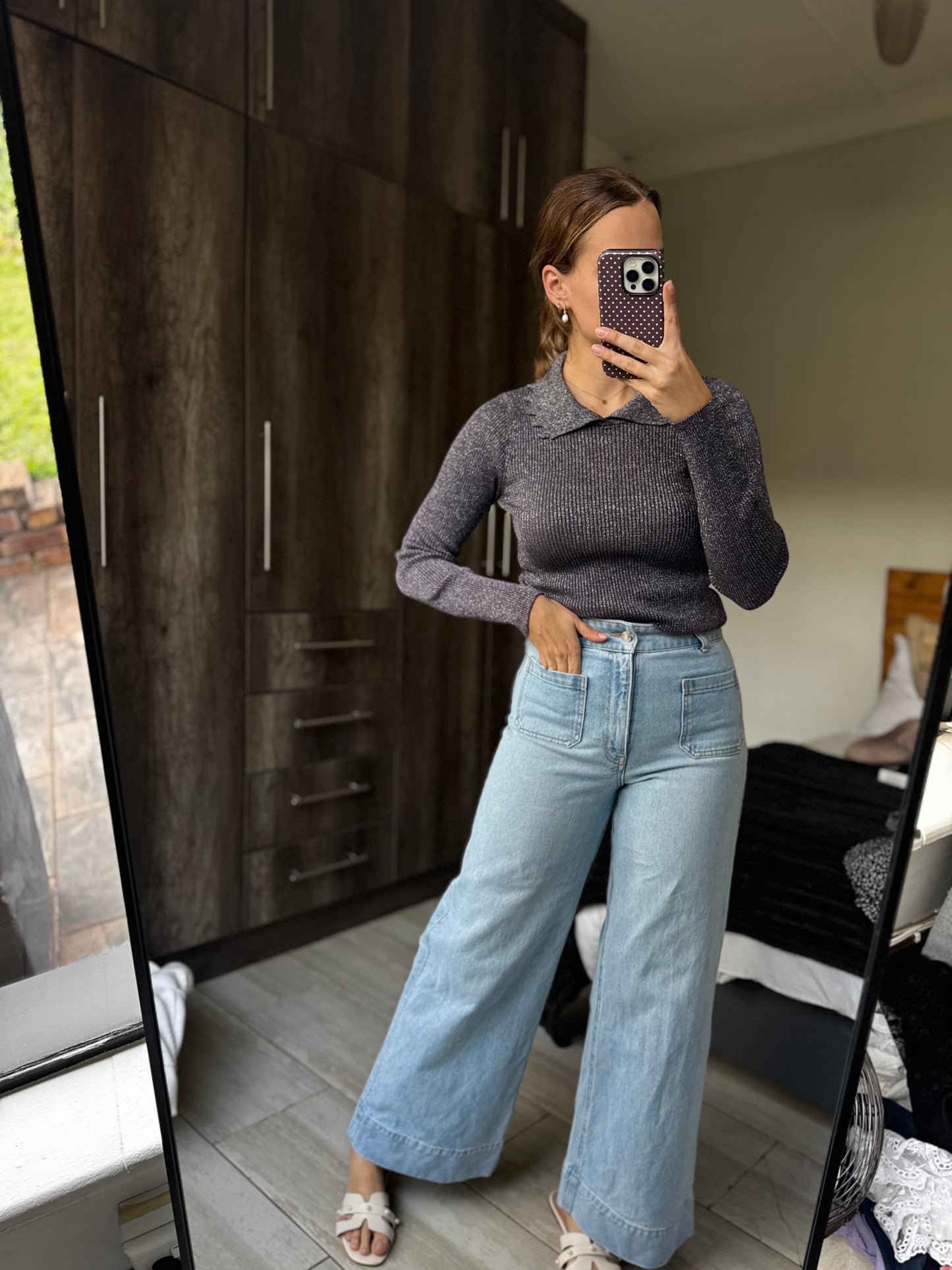 Brand New glitter sweater (P)