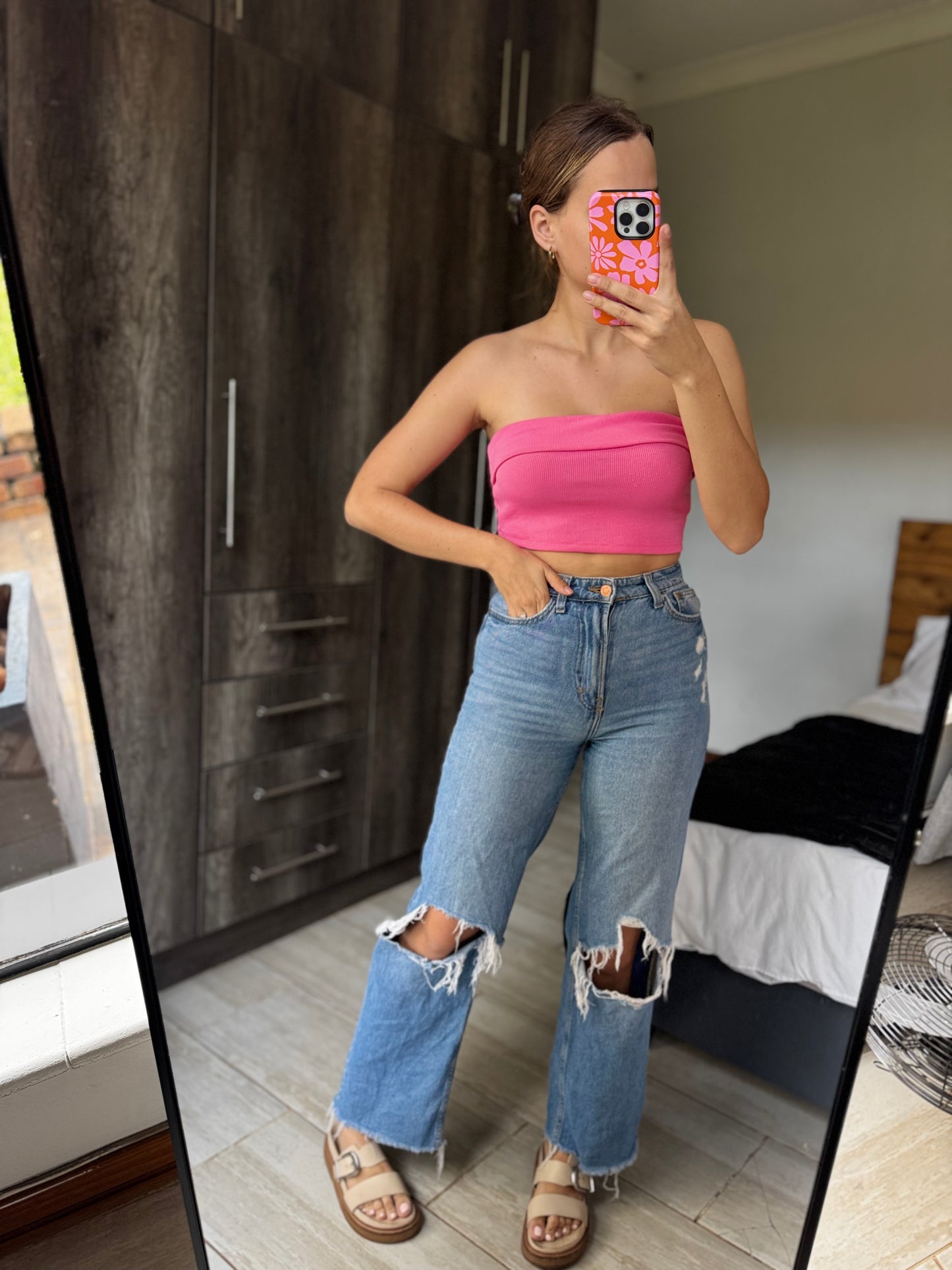 Pink tube top (II)