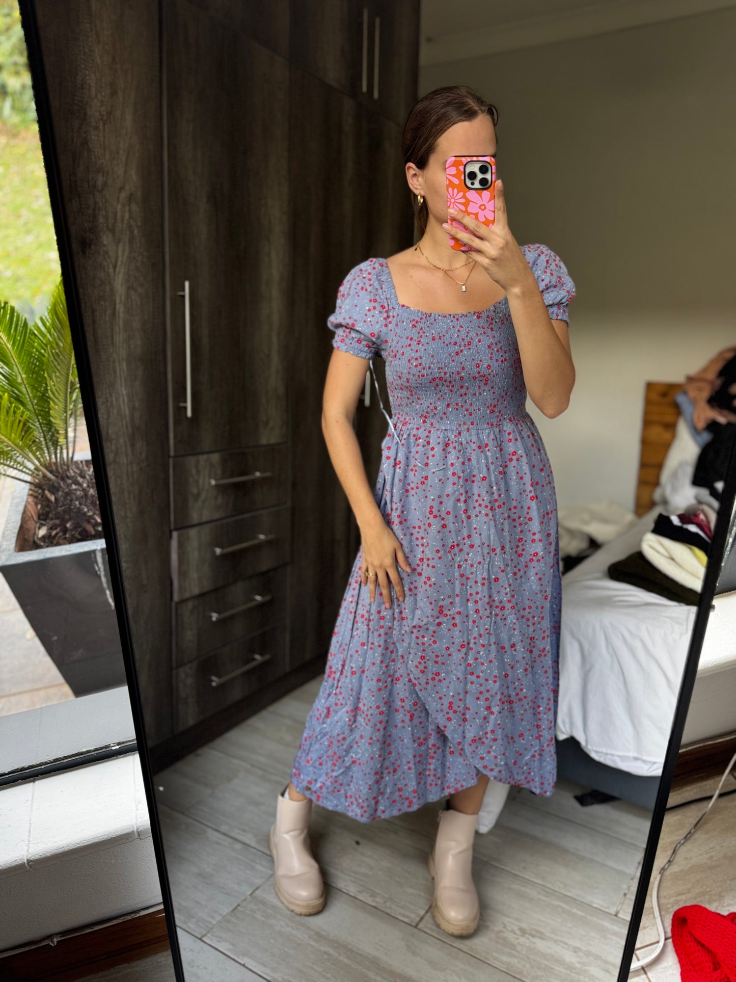 Refinery blue floral dress (Q)